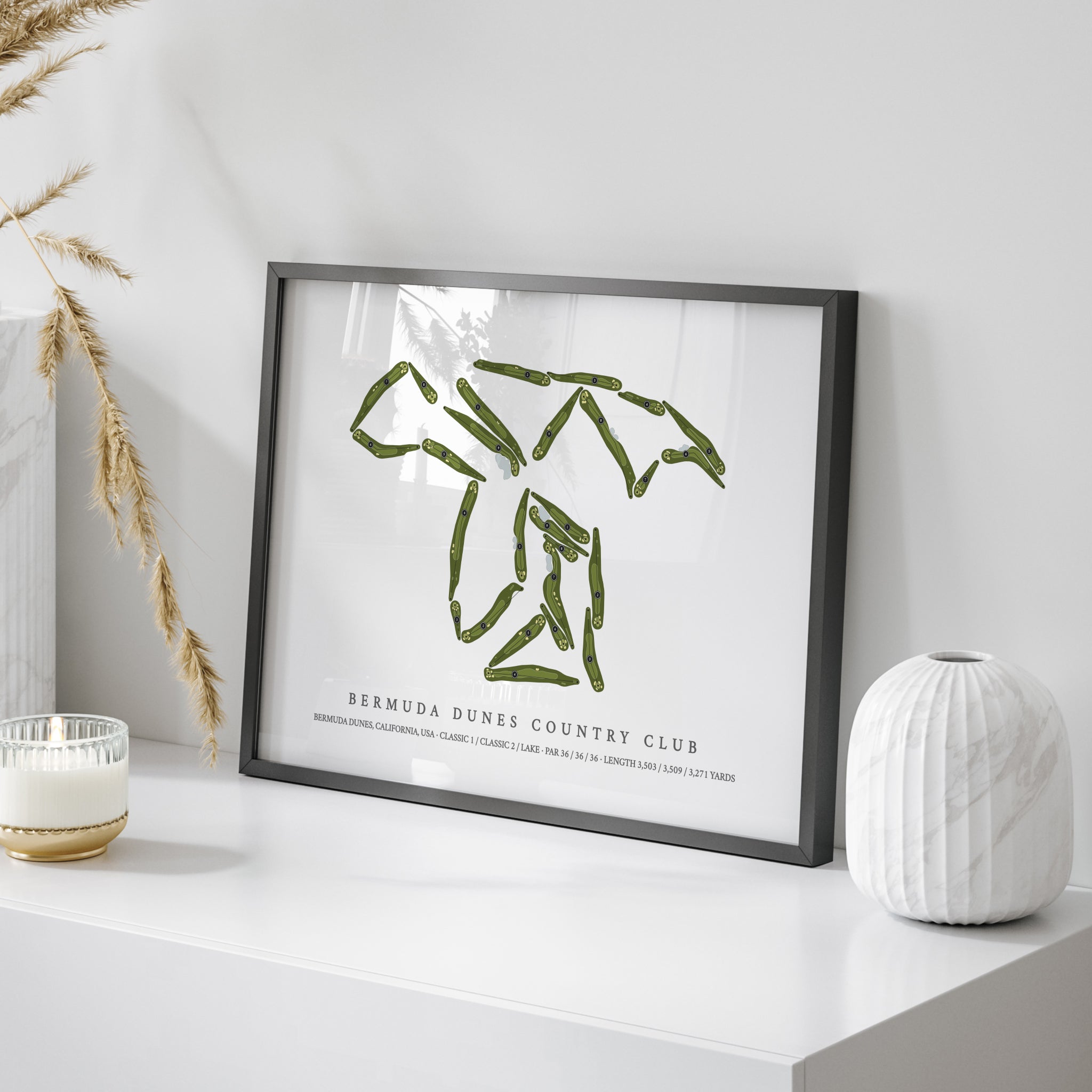 Bermuda Dunes Country Club | Golf Course Map | On Table