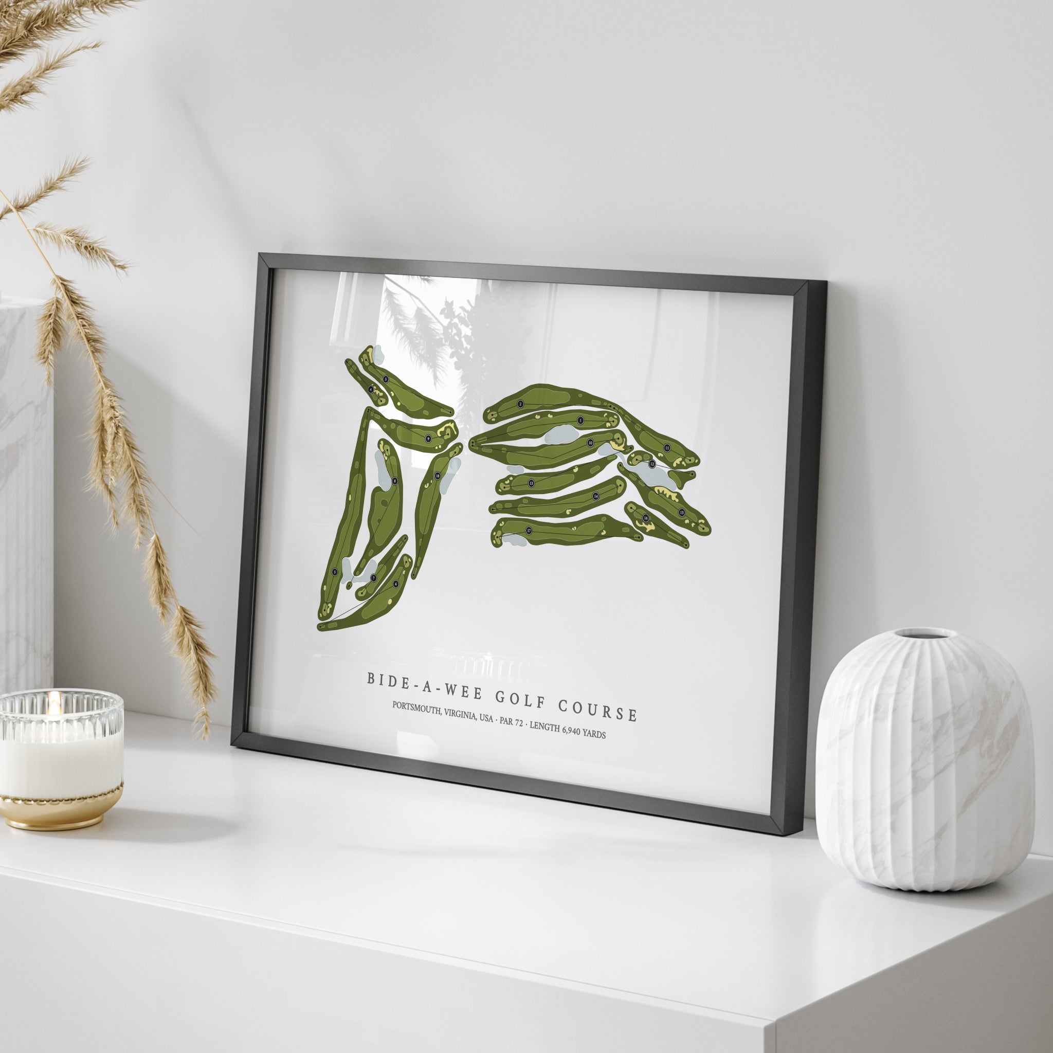 Bide-A-Wee Golf Course | Golf Course Map | On+Table