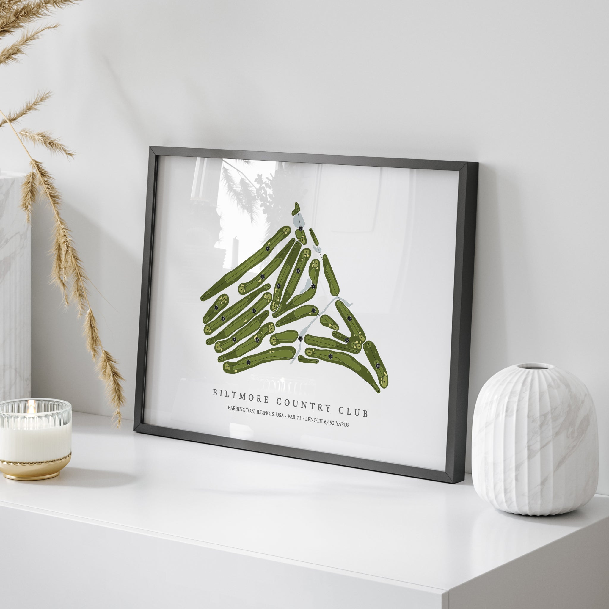 Biltmore Country Club | Golf Course Map | On Table