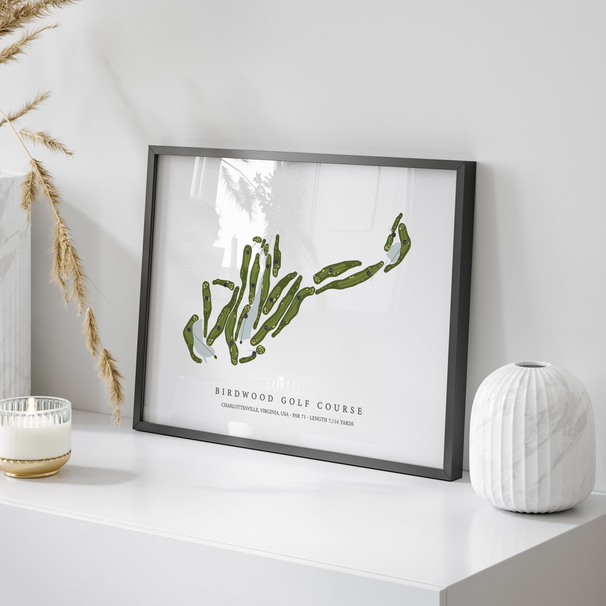 Birdwood Golf Course | Golf Course Map | On Table
