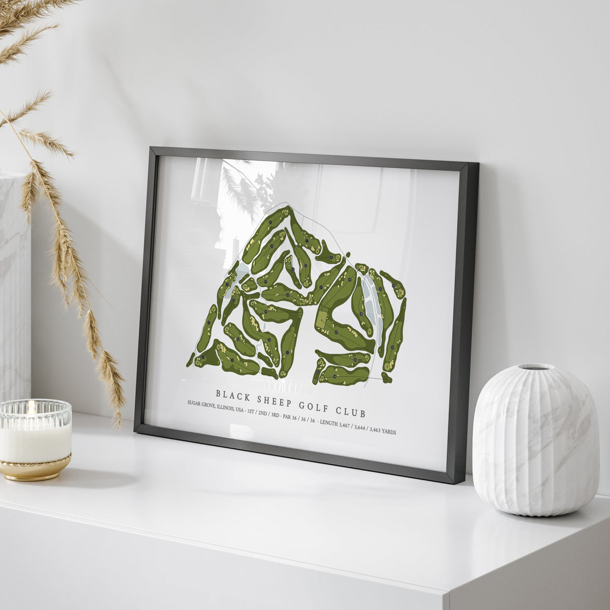 Black Sheep Golf Club | Golf Course Map | On Table