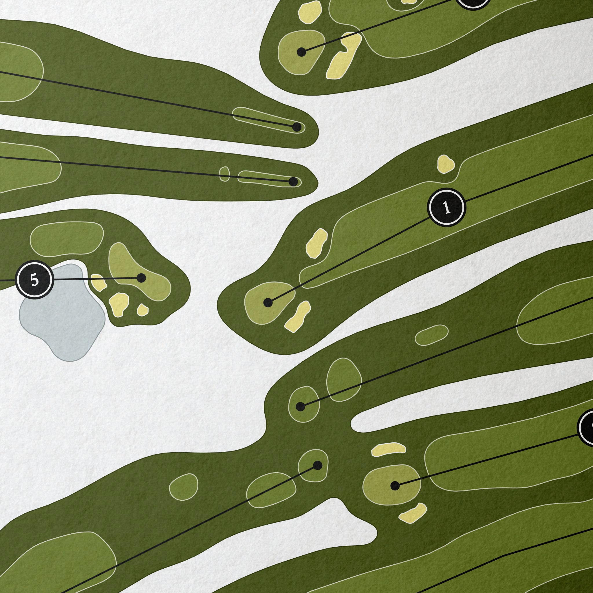 Blackhawk Country Club | Golf Course Map | Close Up