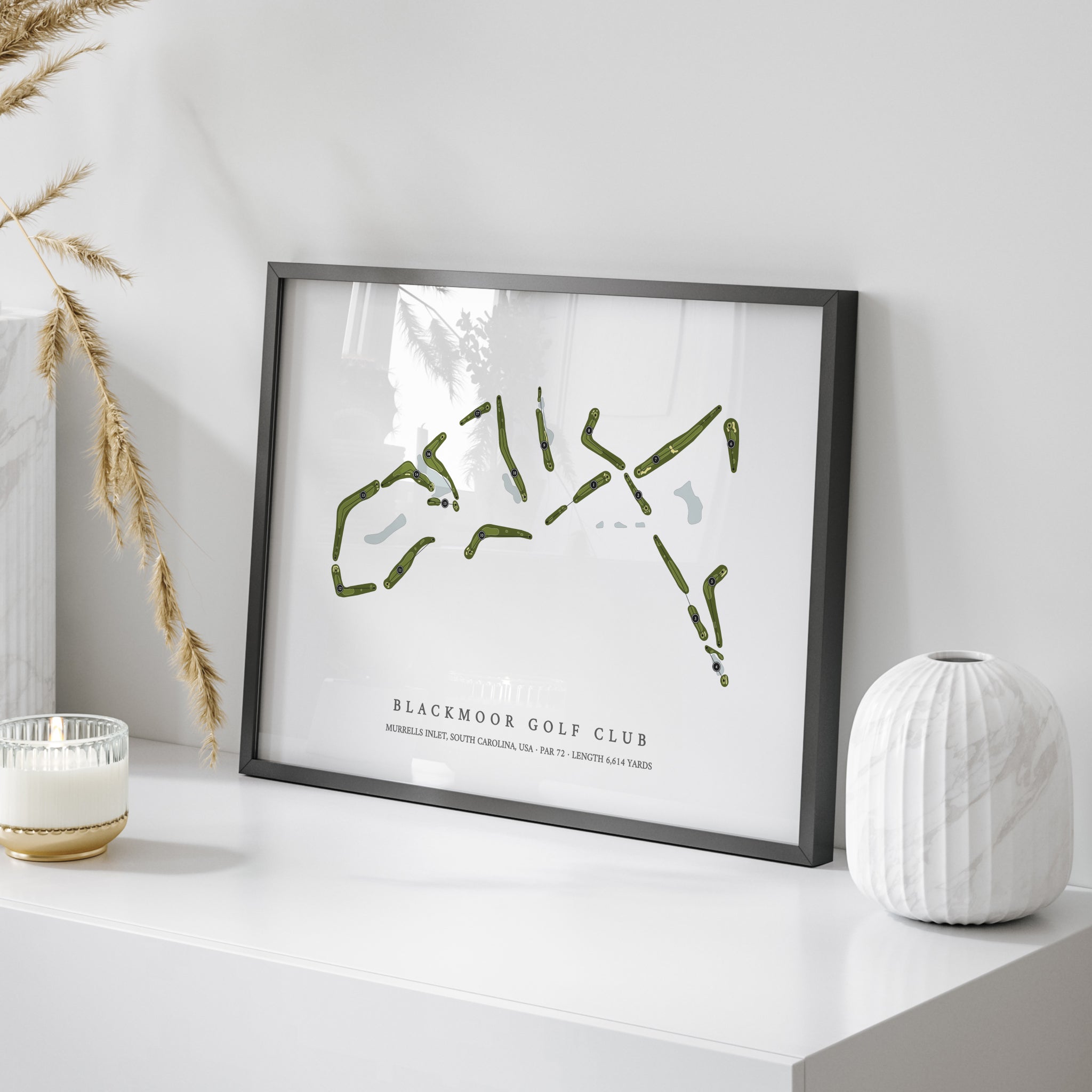 Blackmoor Golf Club | Golf Course Map | On Table