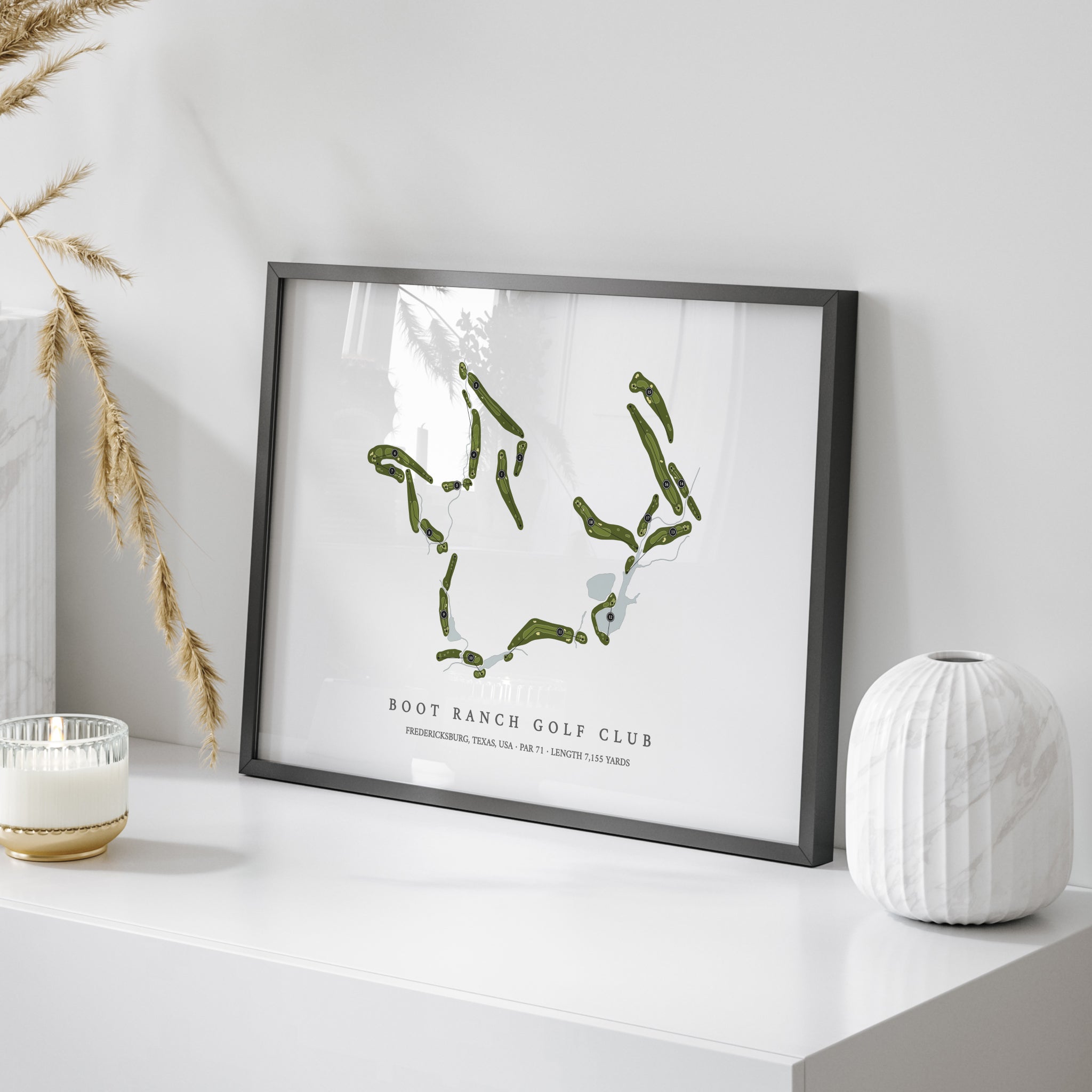 Boot Ranch Golf Club | Golf Course Print | On+Table