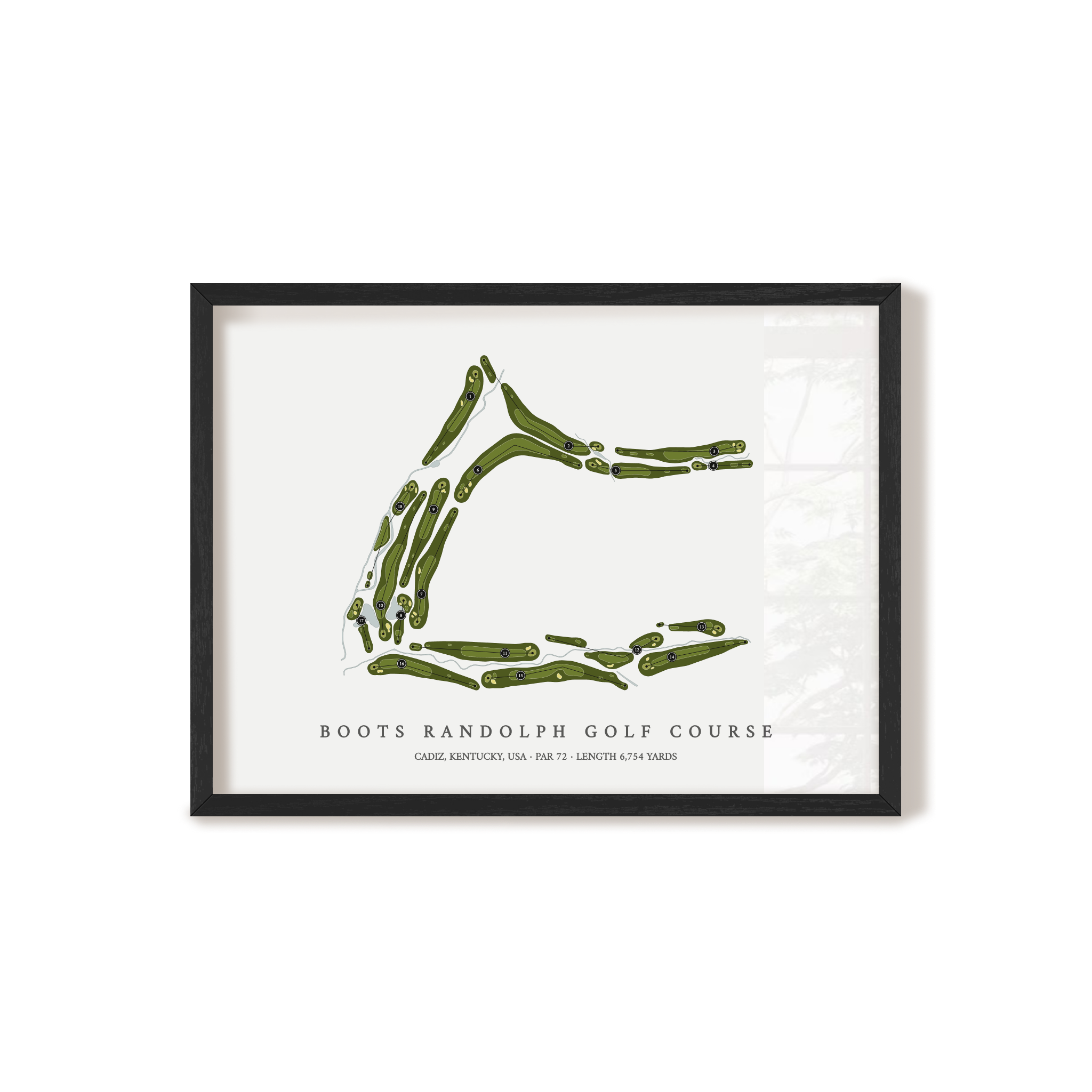 Boots Randolph Golf Course | Golf Course Map | Black+Frame