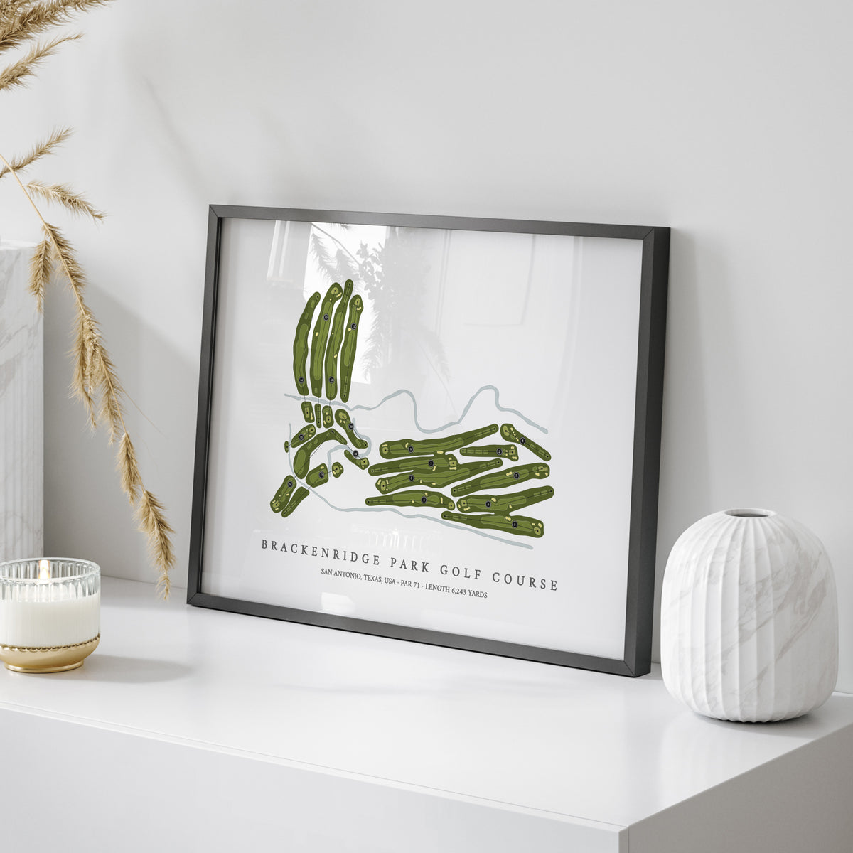 Brackenridge Park Golf Course | Golf Course Map | On Table