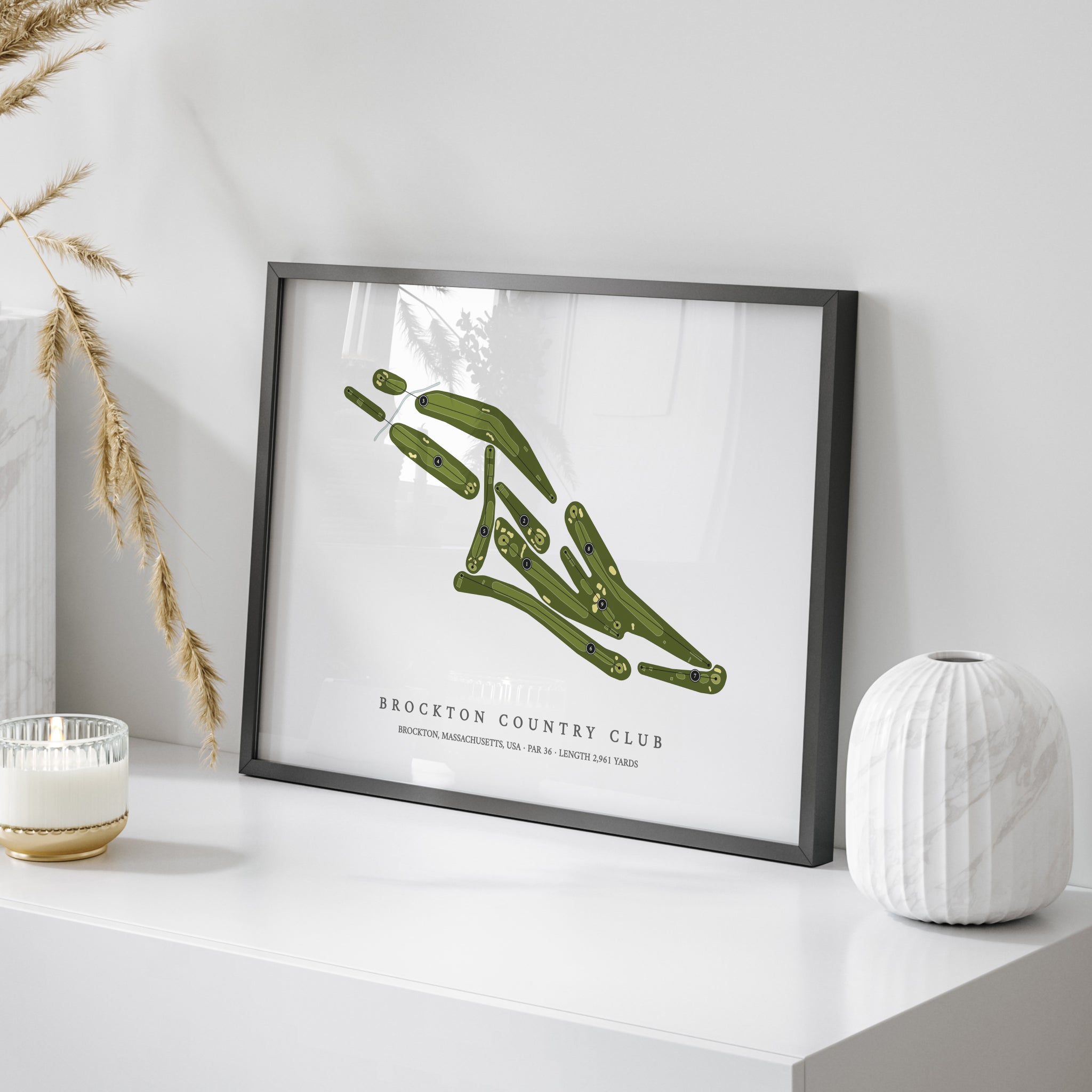 Brockton Country Club | Golf Course Map | On+Table