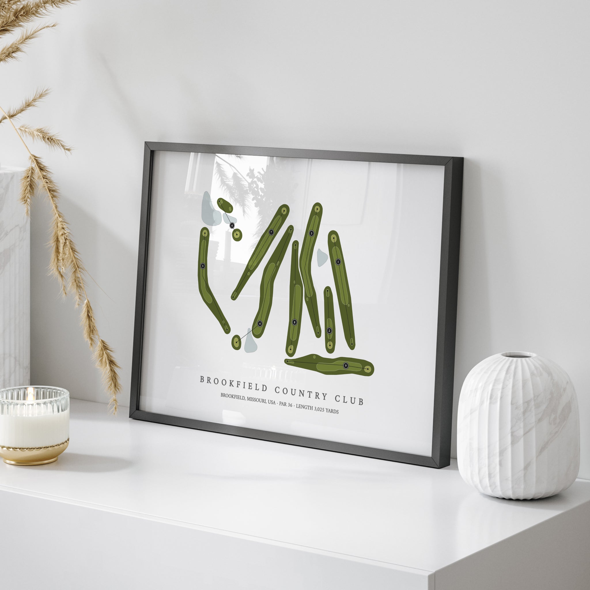 Brookfield Country Club | Golf Course Map | On+Table