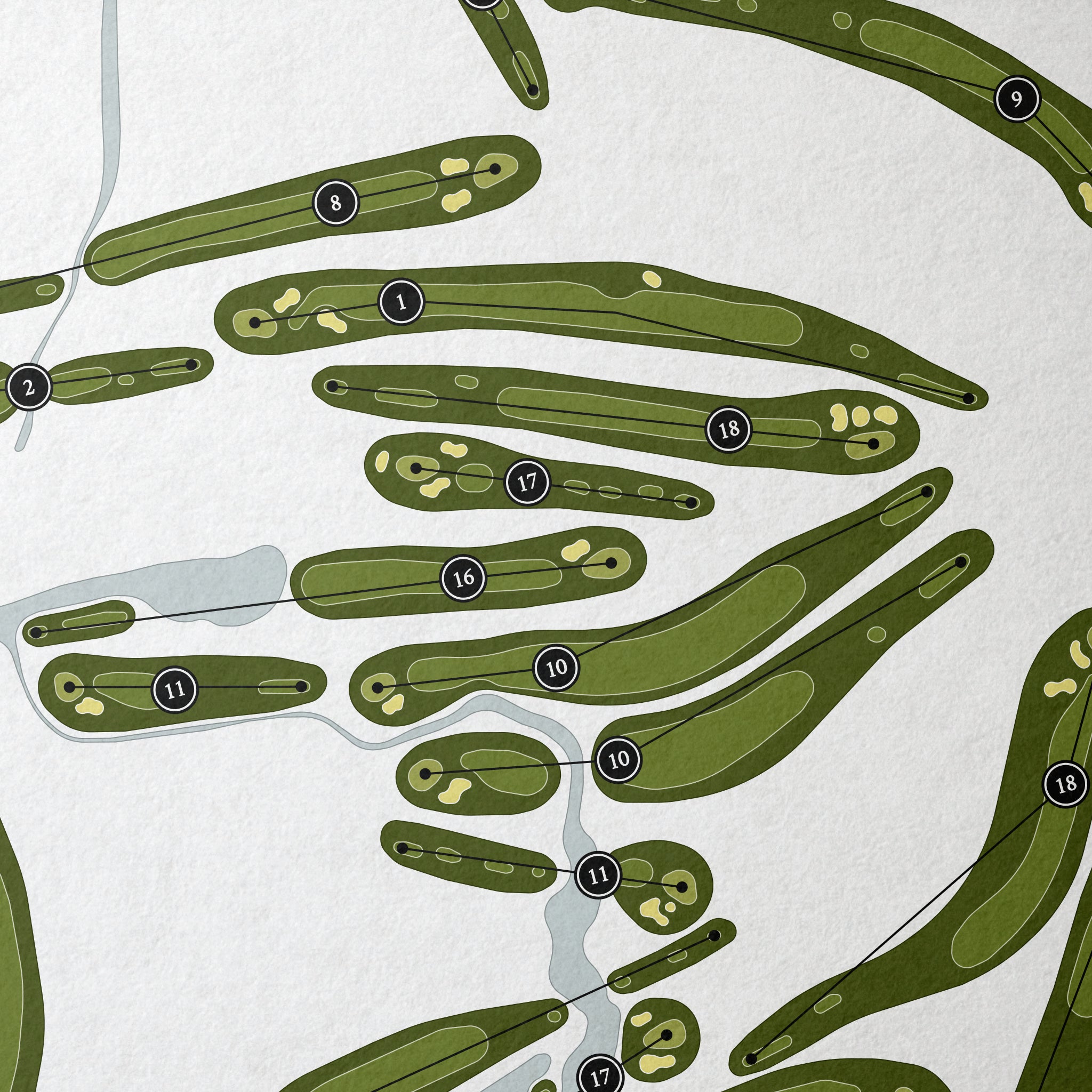 Brookhaven Country Club | Golf Course Map | Close+Up