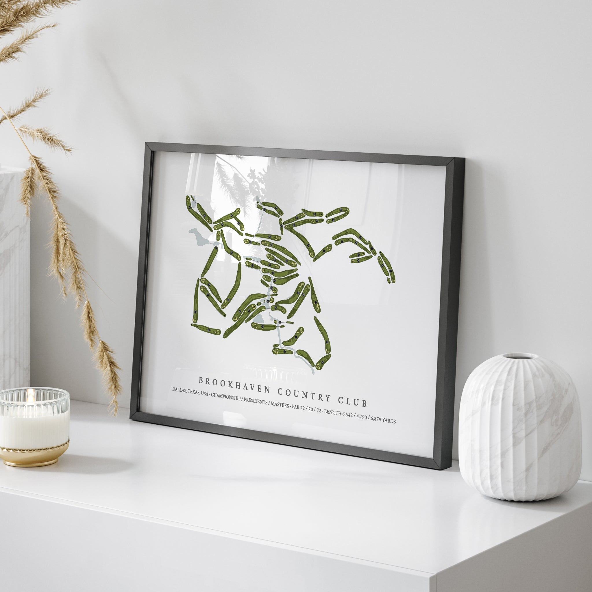 Brookhaven Country Club | Golf Course Map | On+Table