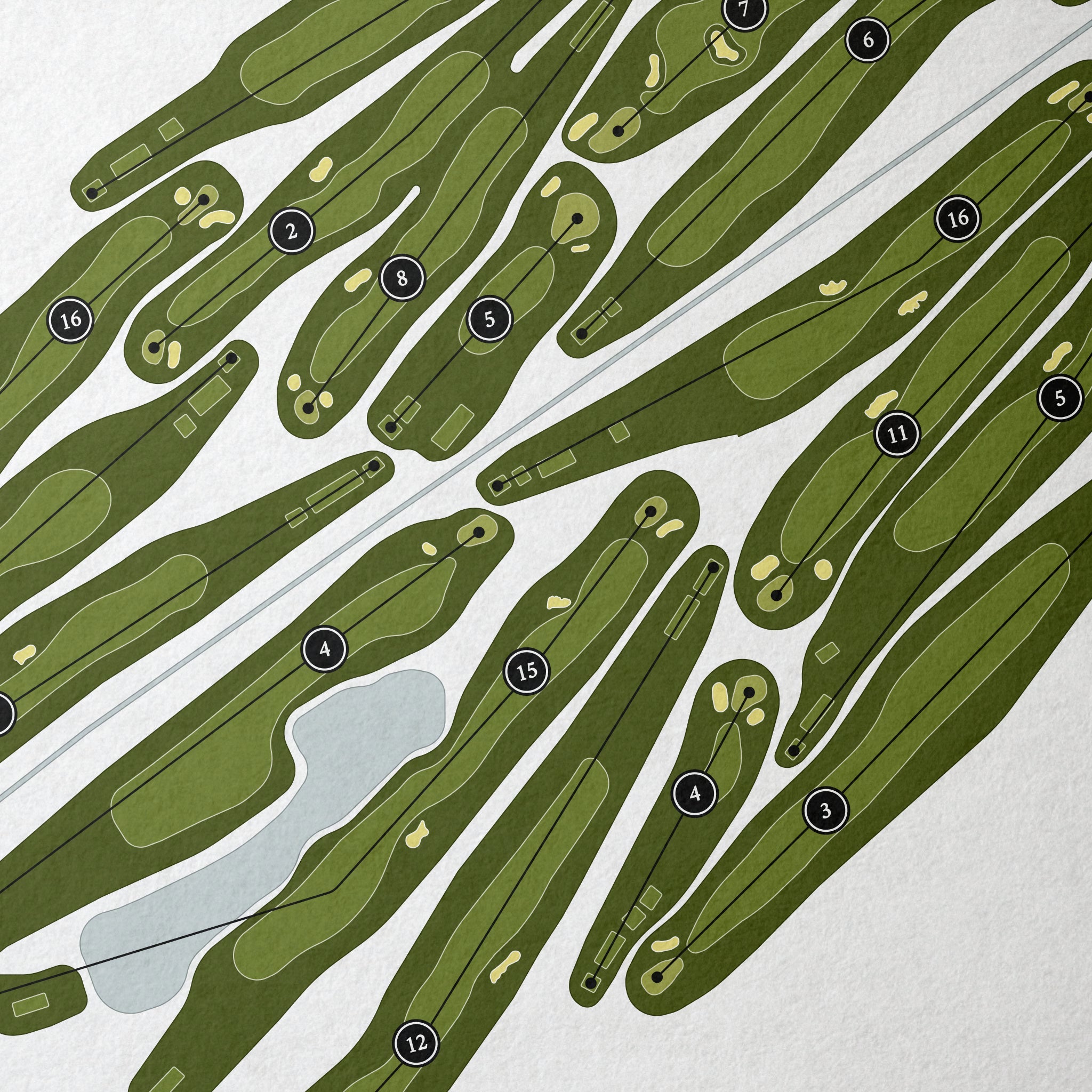 Brookside Golf Club | Golf Course Map | Close Up