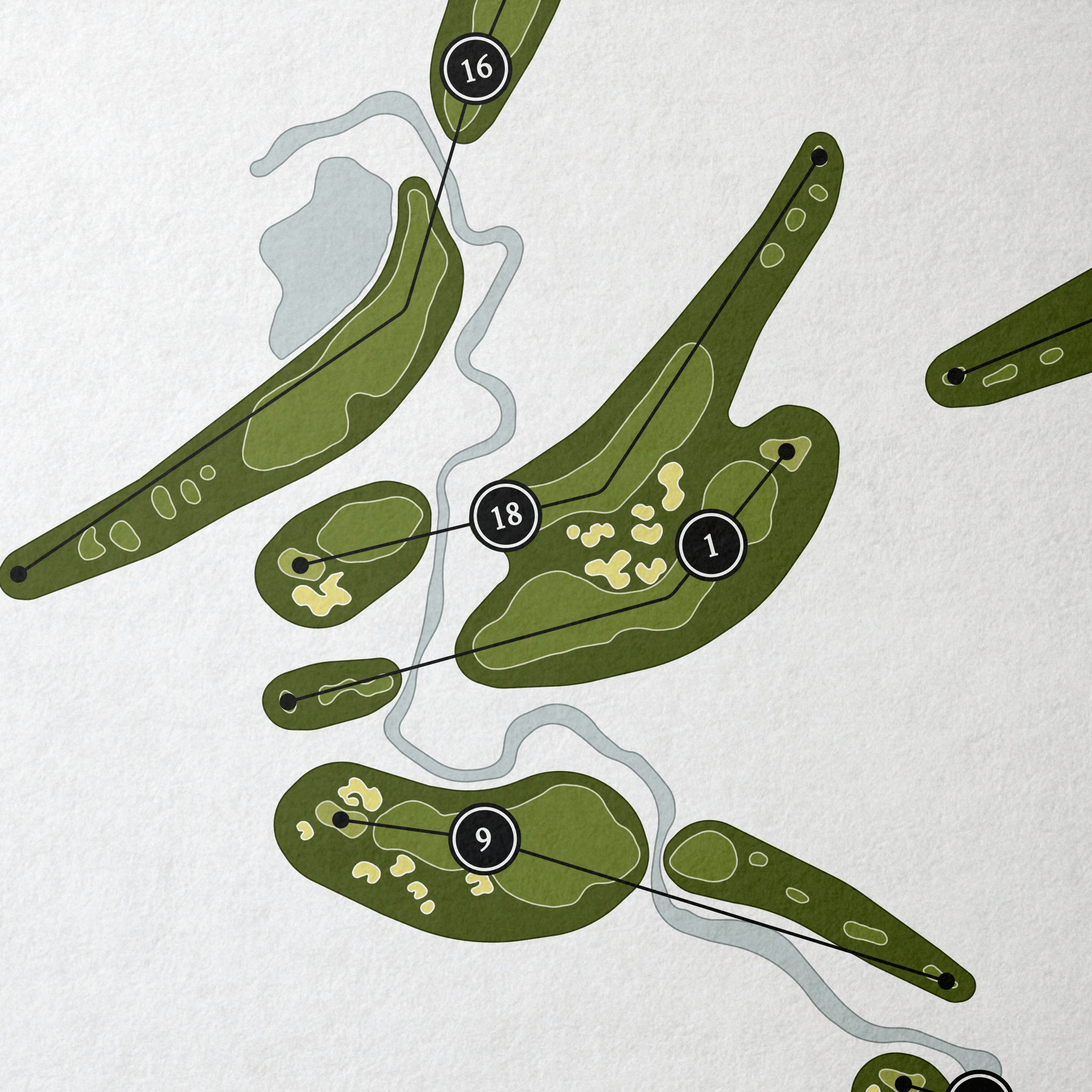 Buffalo Creek Golf Club | Golf Course Map | Close+Up