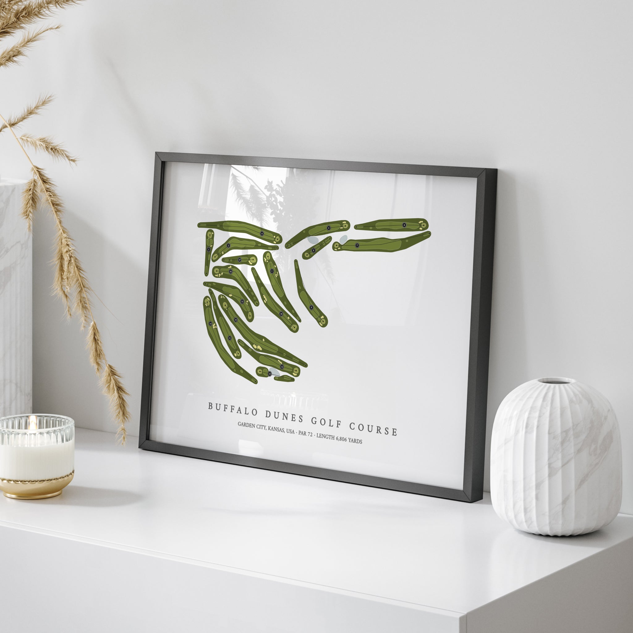 Buffalo Dunes Golf Course | Golf Course Map | On+Table