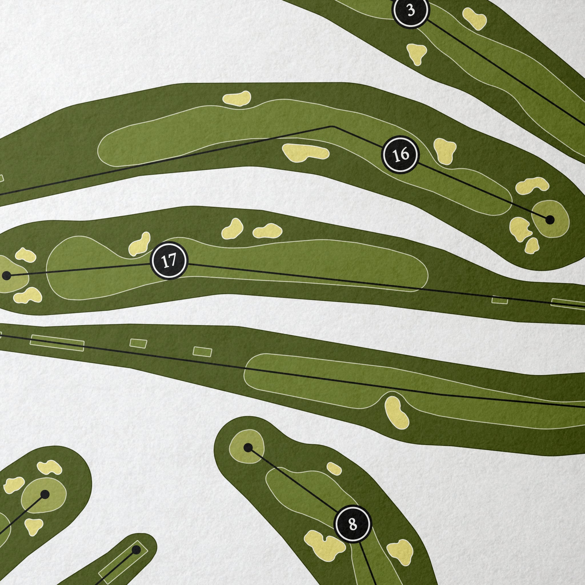 Butler Country Club | Golf Course Map | Close Up