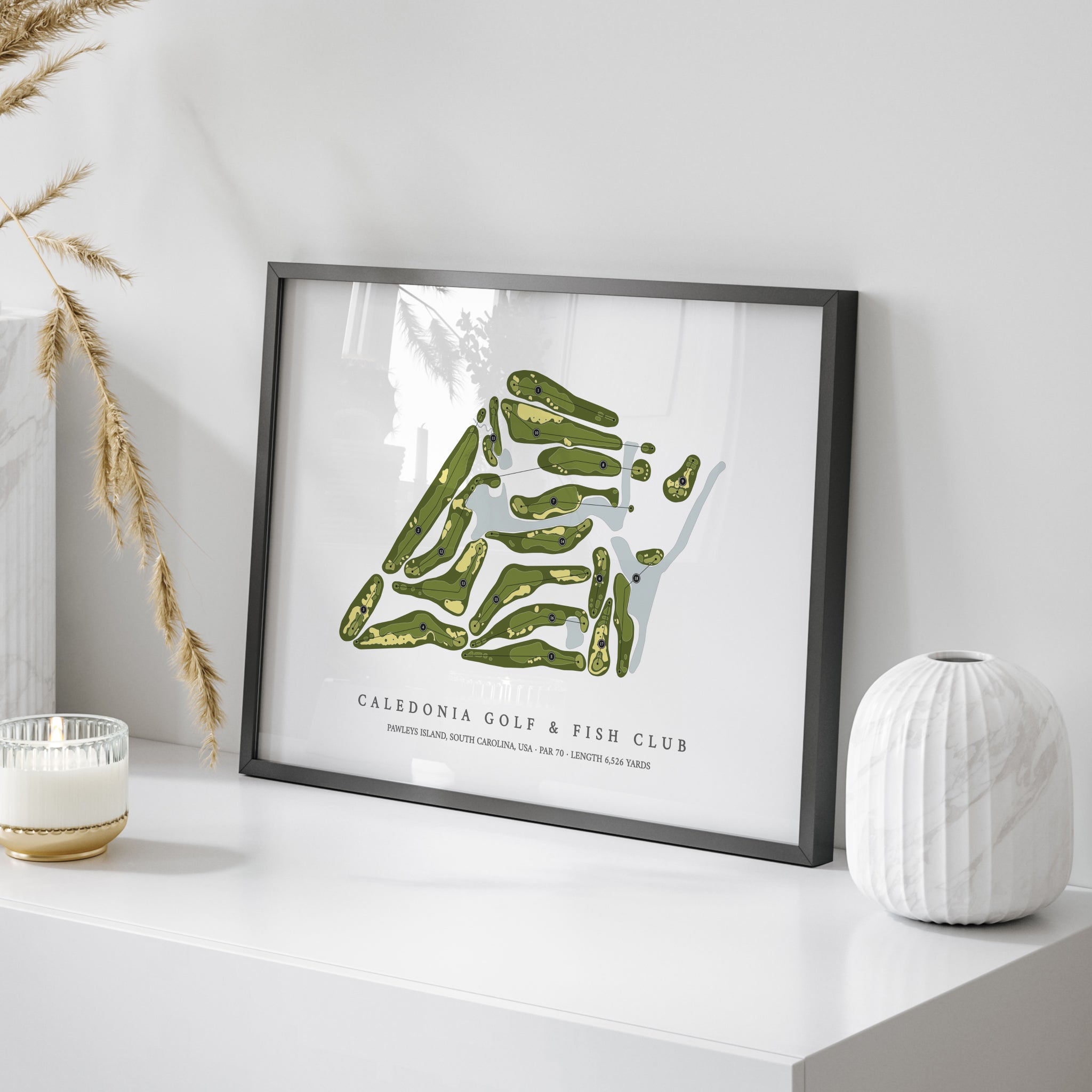 Caledonia Golf & Fish Club | Golf Course Print | On+Table