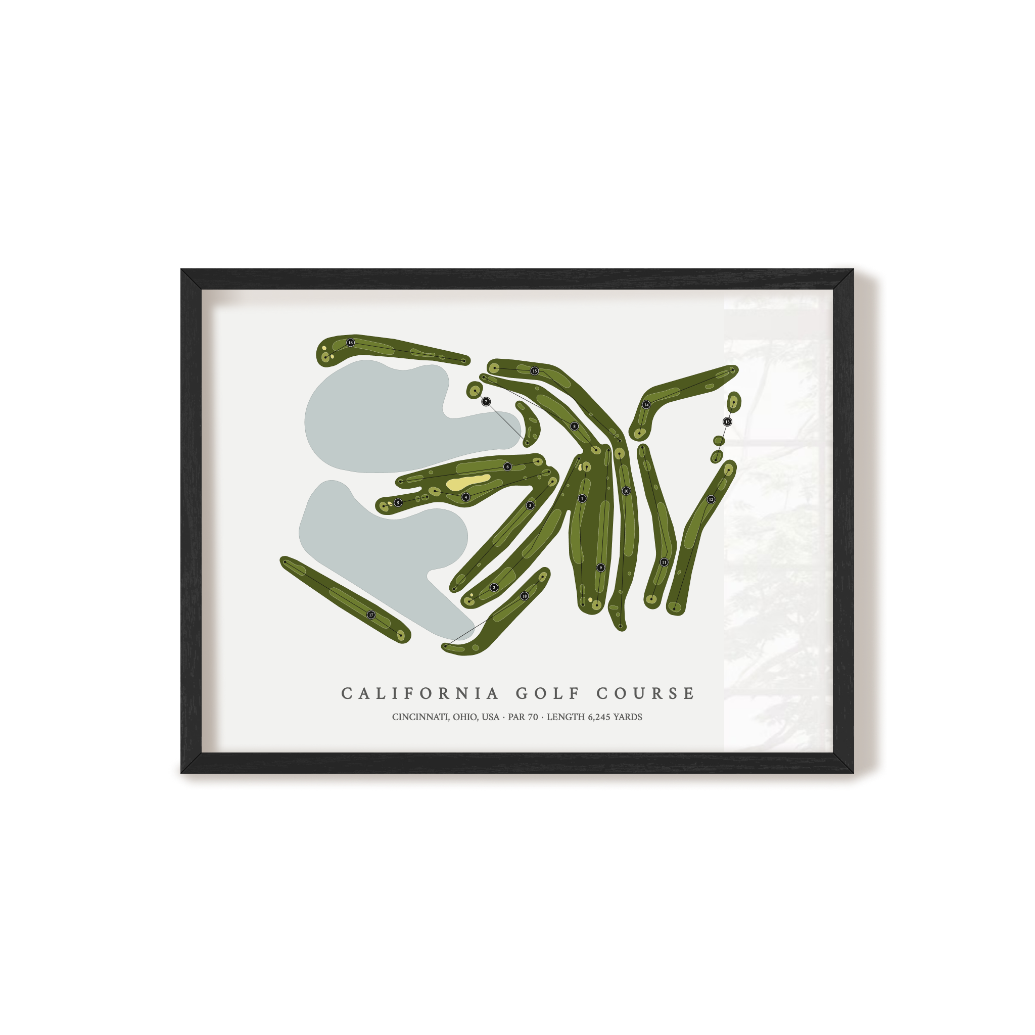 California Golf Course | Golf Course Map | Black+Frame