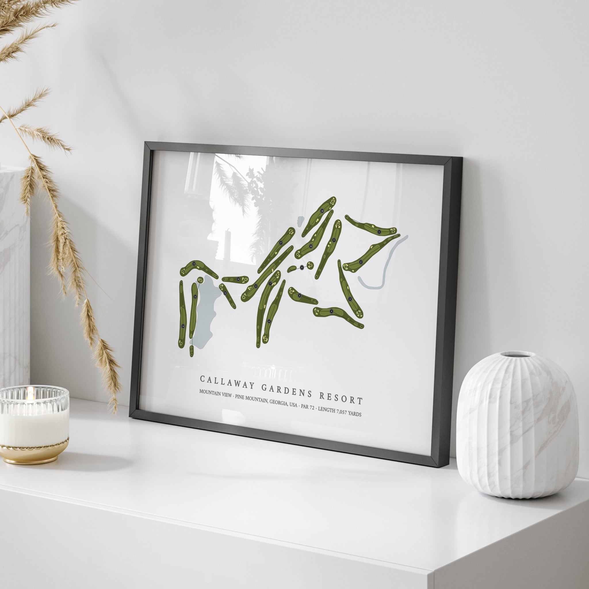 Callaway Gardens Resort - Mountain View | Golf Course Map | On Table