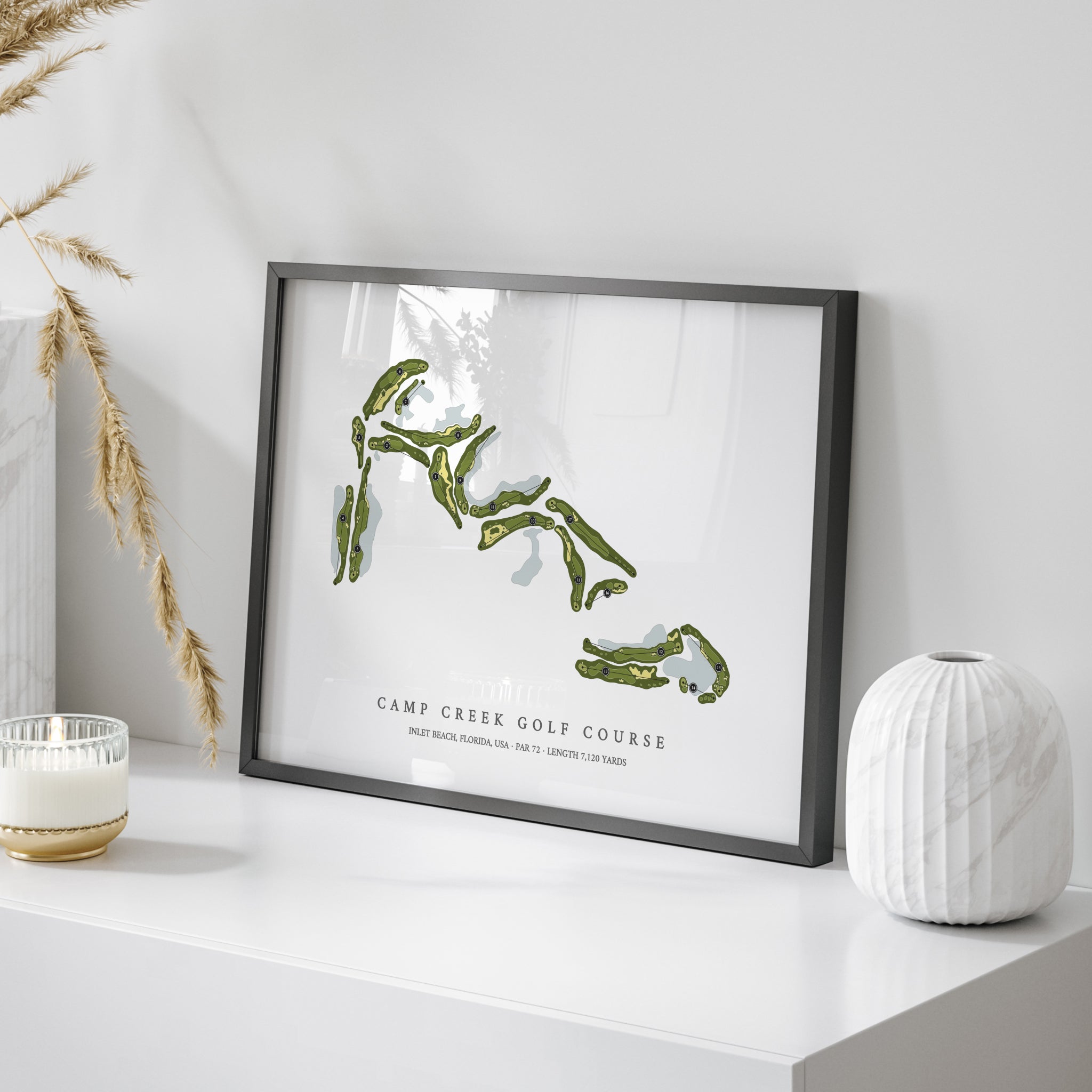 Camp Creek Golf Course | Golf Course Map | On Table