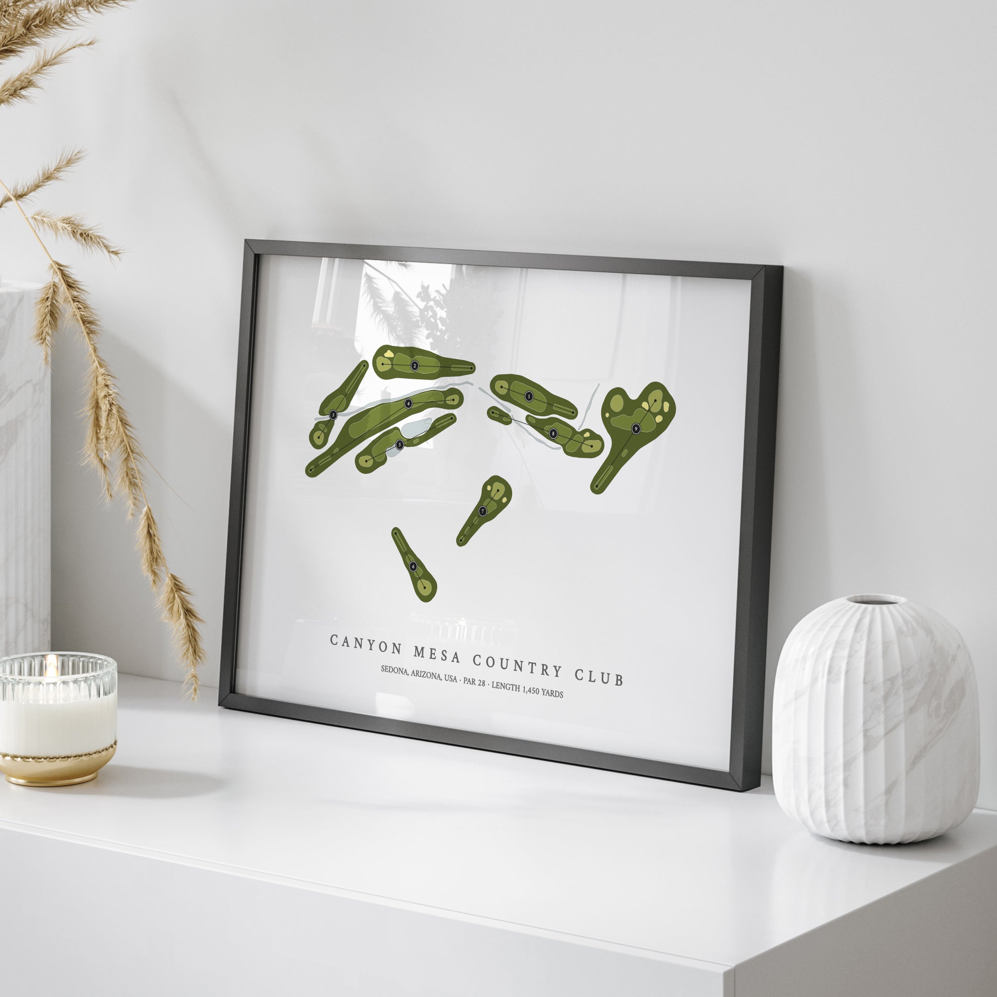 Canyon Mesa Country Club | Golf Course Map | On Table