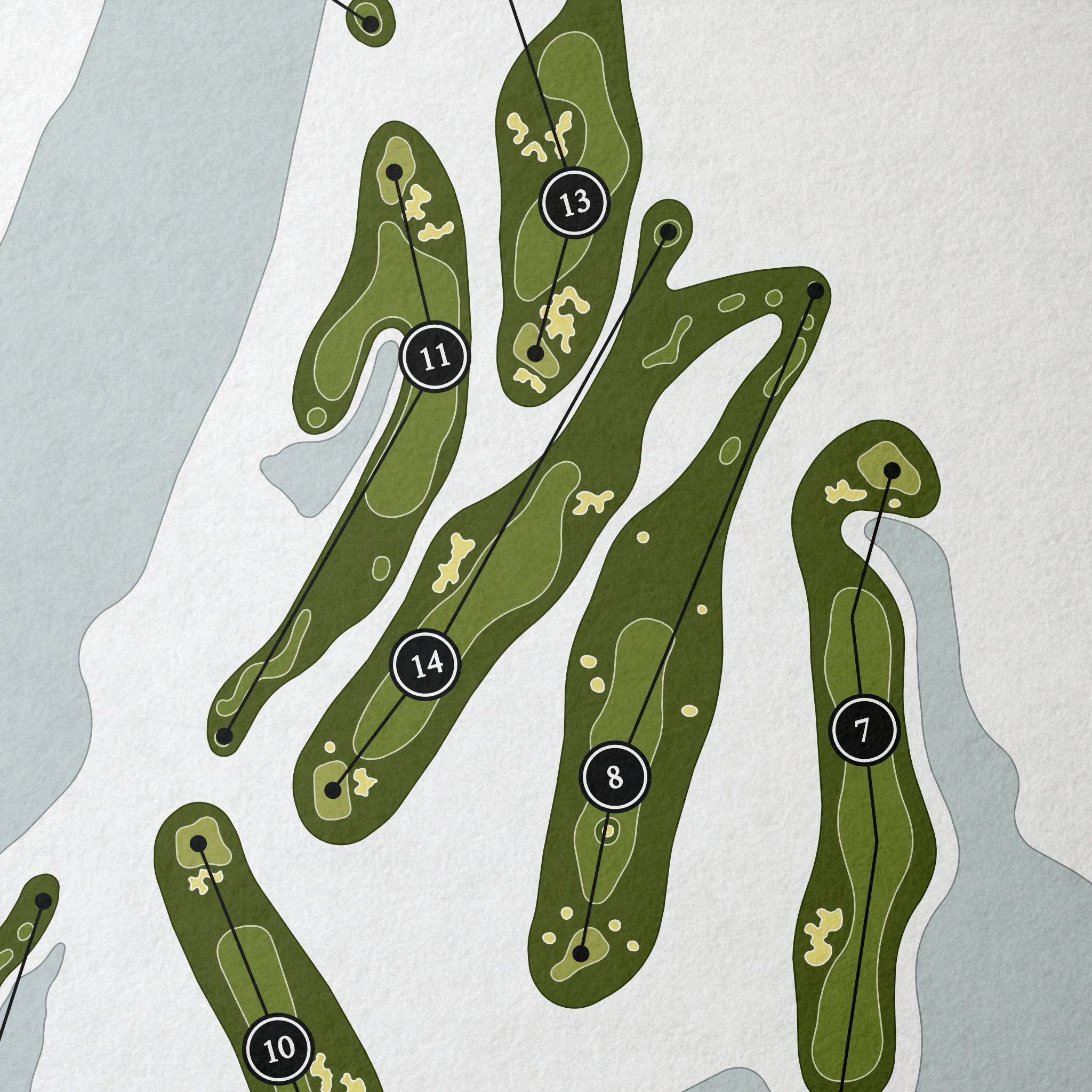 Capitol Hill Golf Club - Judge Course | Golf Course Map | Close Up