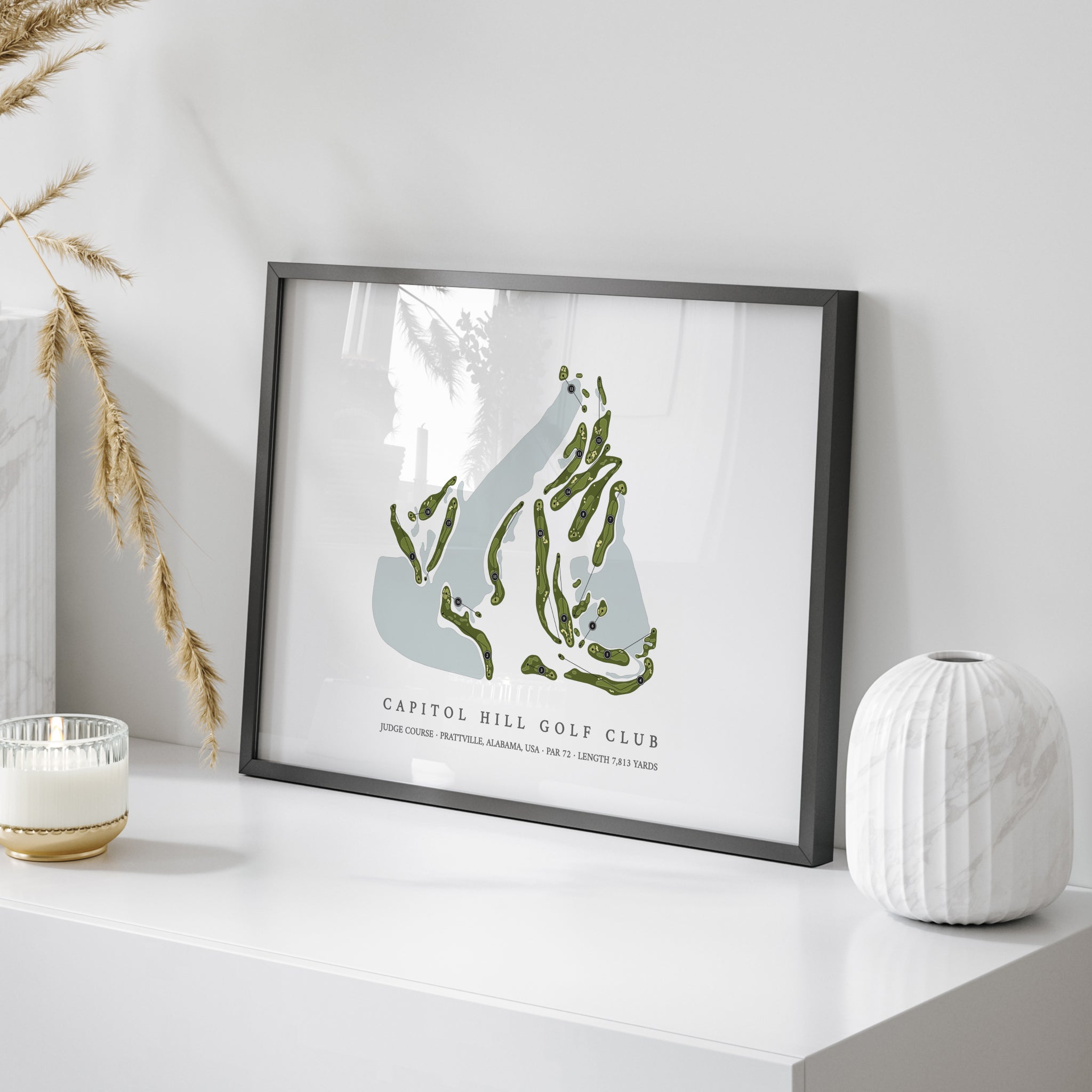 Capitol Hill Golf Club - Judge Course | Golf Course Map | On Table