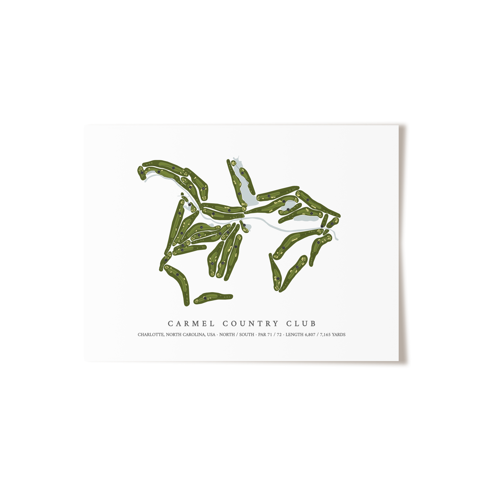Carmel Country Club | Golf Course Print | Unframed