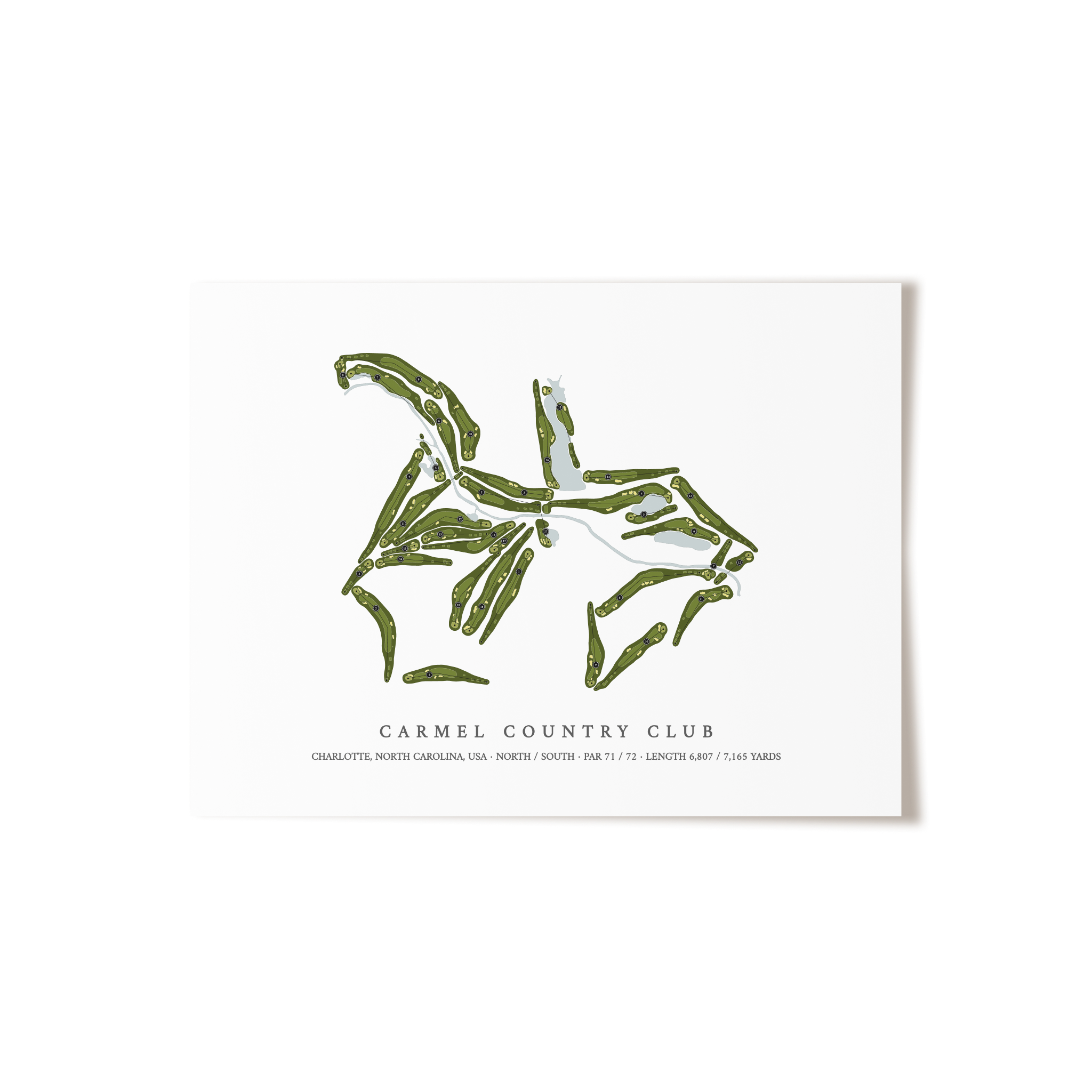 Carmel Country Club | Golf Course Print | Unframed