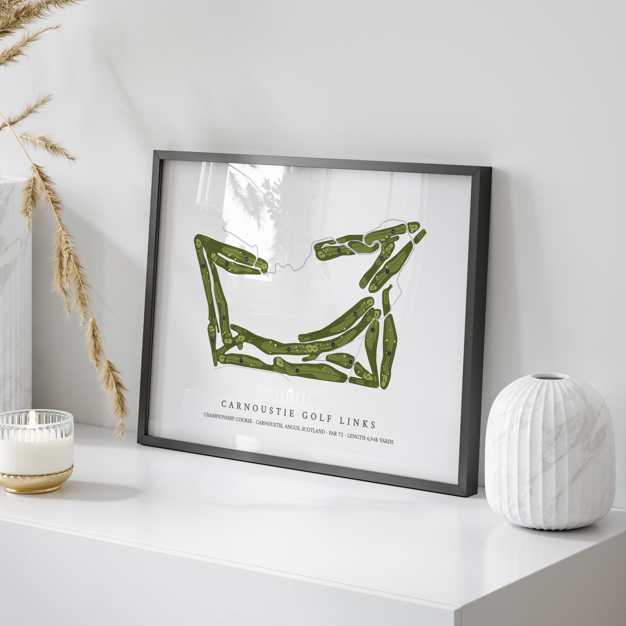 Carnoustie Golf Links - Championship Course | Golf Course Print | On+Table