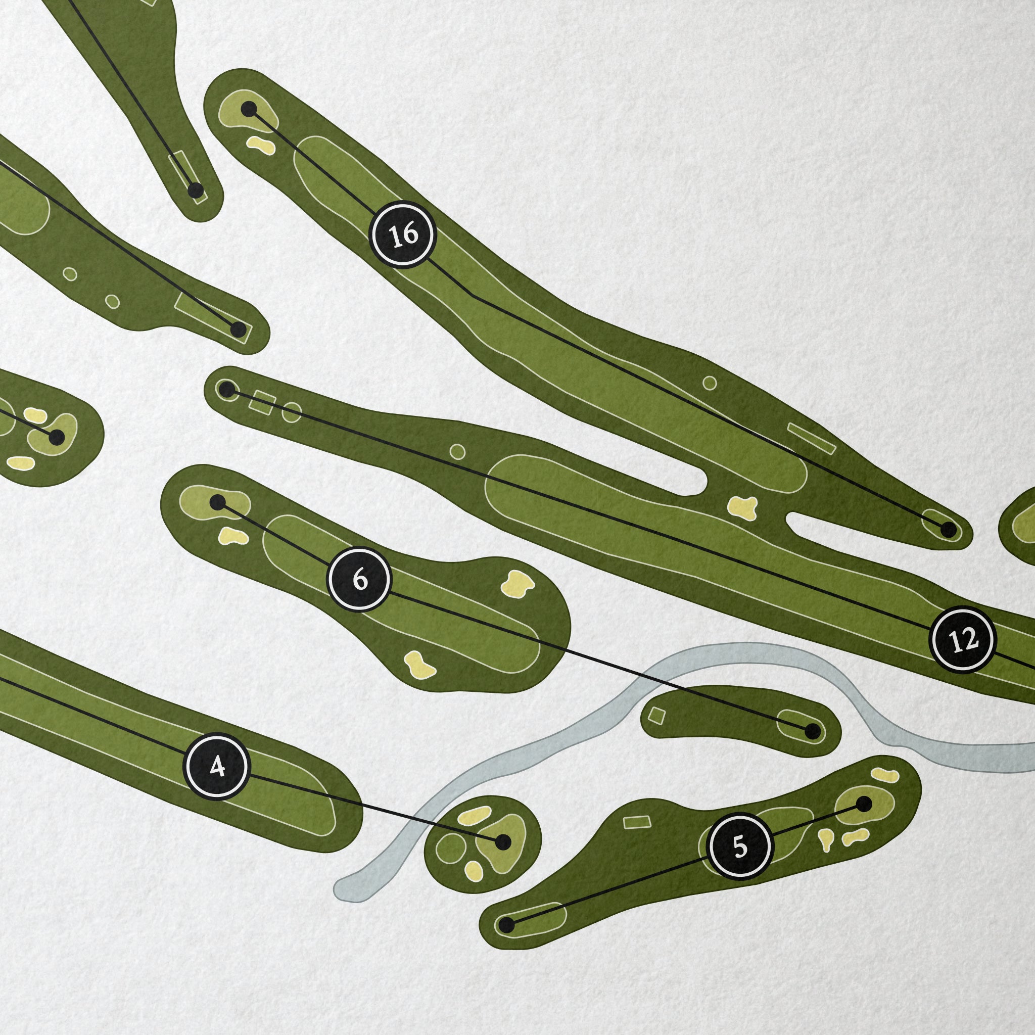 Carroll Valley Golf Resort | Golf Course Map | Close Up