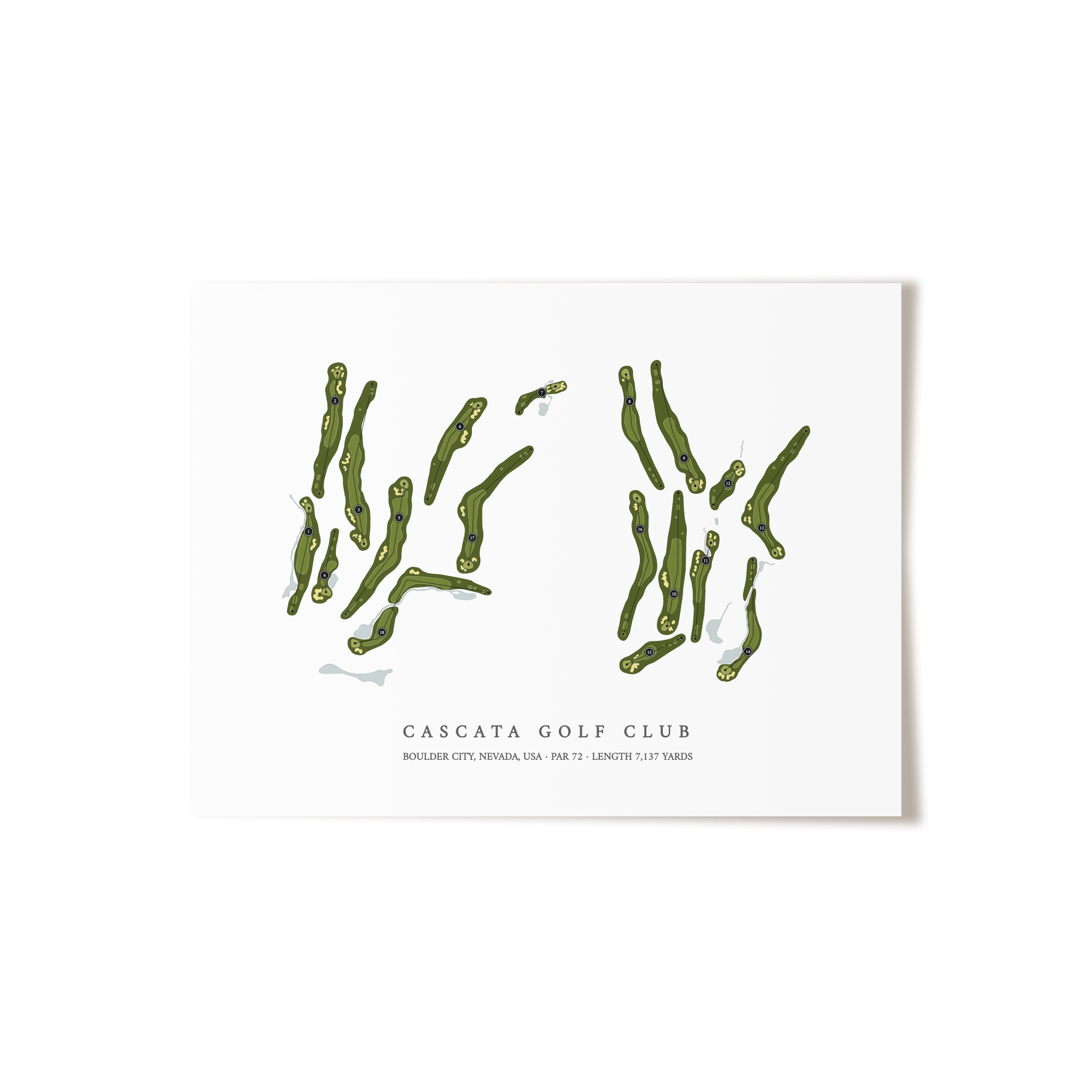 Cascata Golf Club | Golf Course Print | Unframed