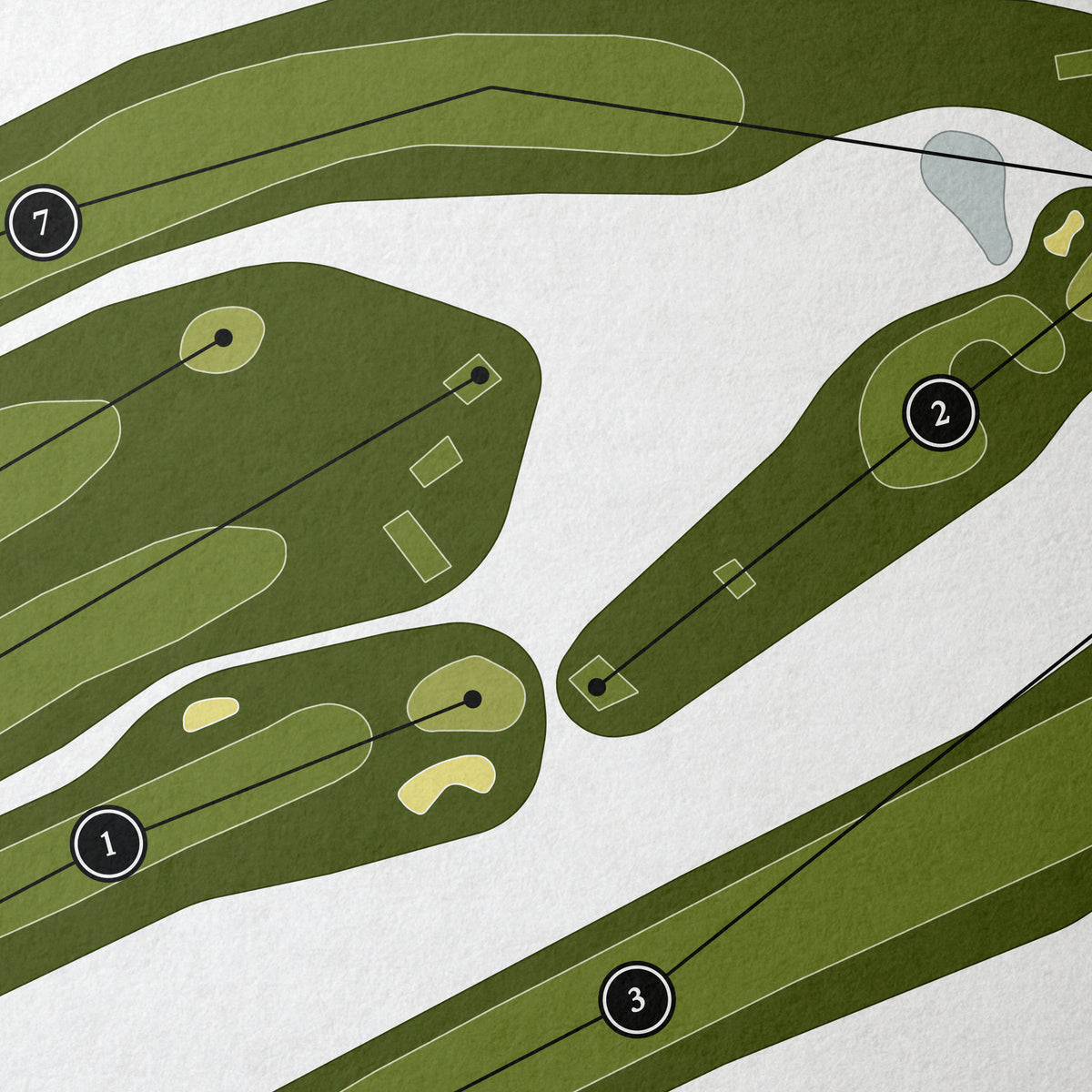 Castine Golf Club | Golf Course Map | Close Up