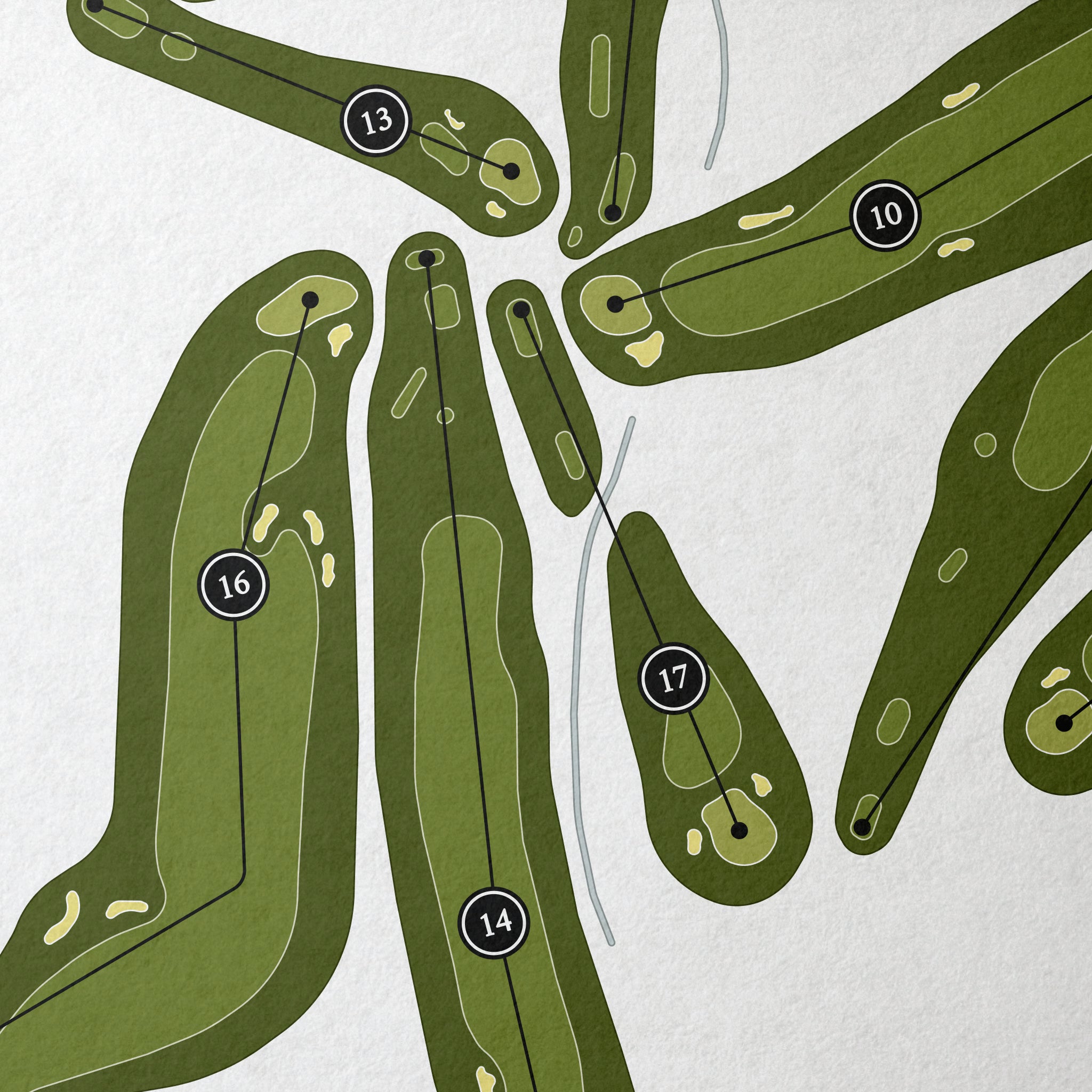 Catawba Country Club | Golf Course Map | Close+Up