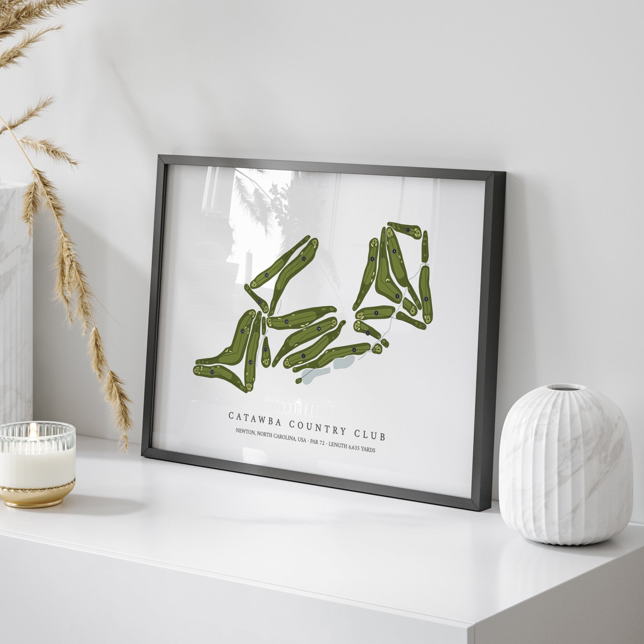 Catawba Country Club | Golf Course Map | On+Table