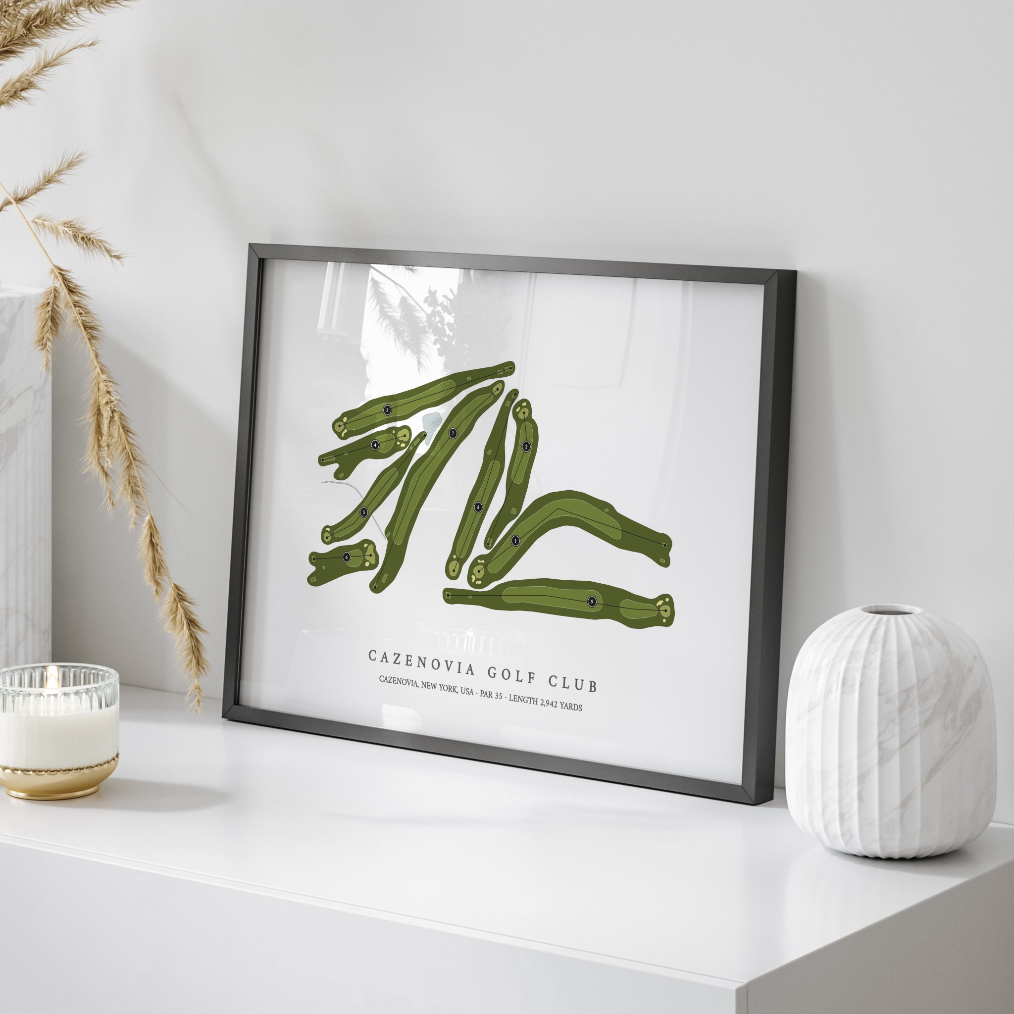 Cazenovia Golf Club | Golf Course Print | On+Table