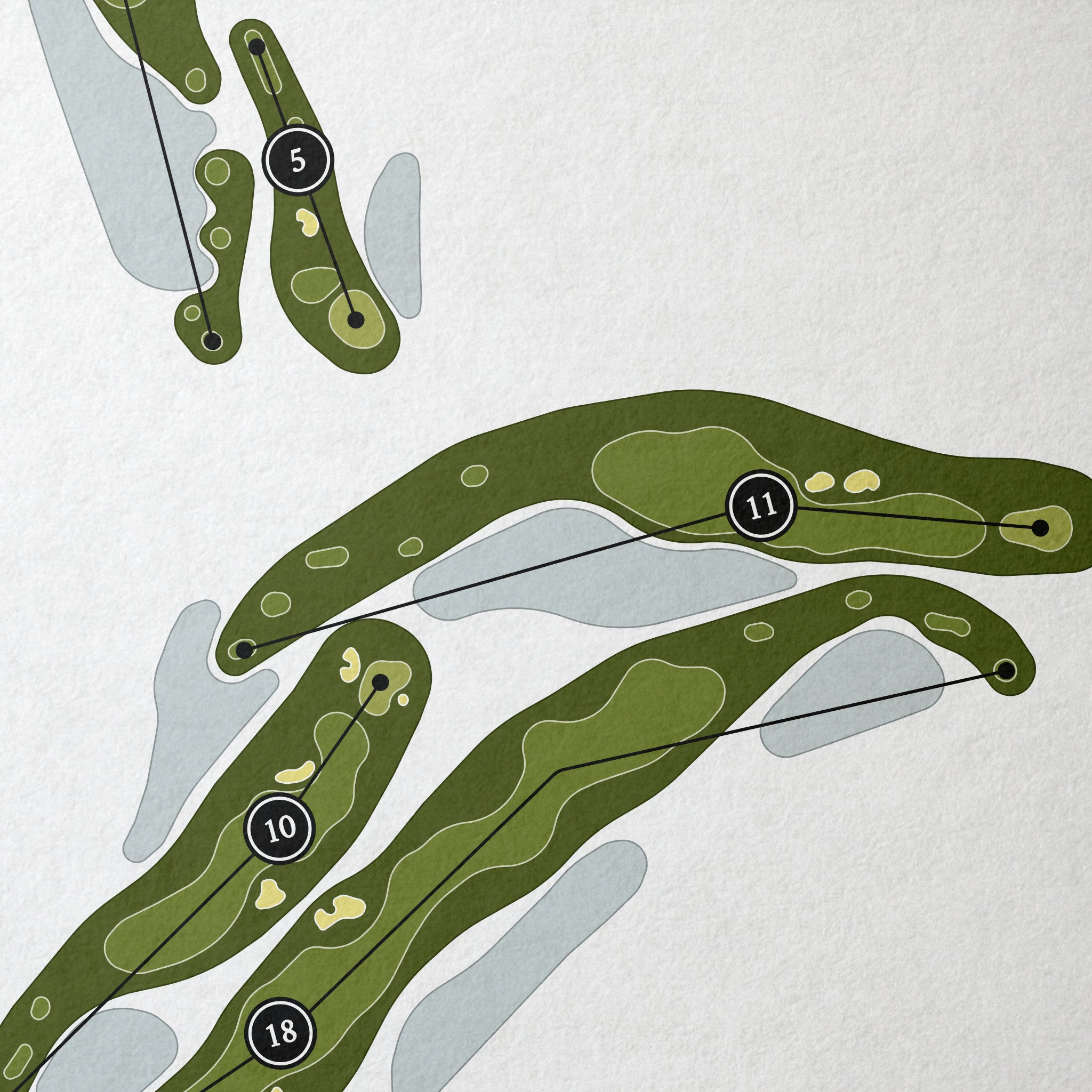 Celebration Golf Club | Golf Course Map | Close Up