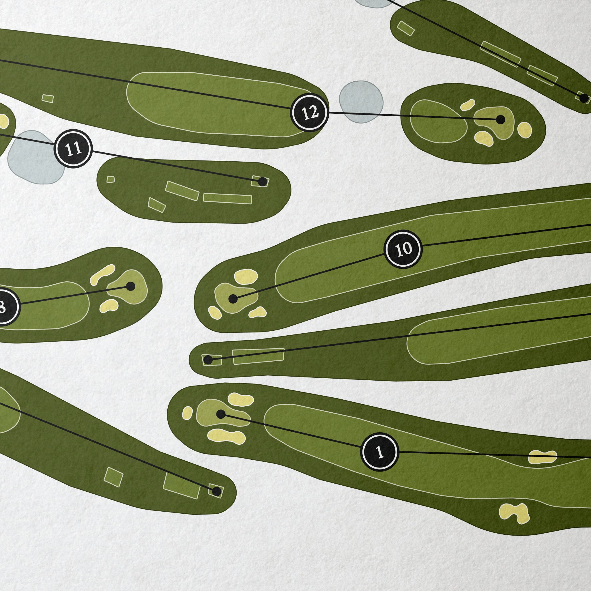 Champion Lakes Golf Course | Golf Course Map | Close+Up