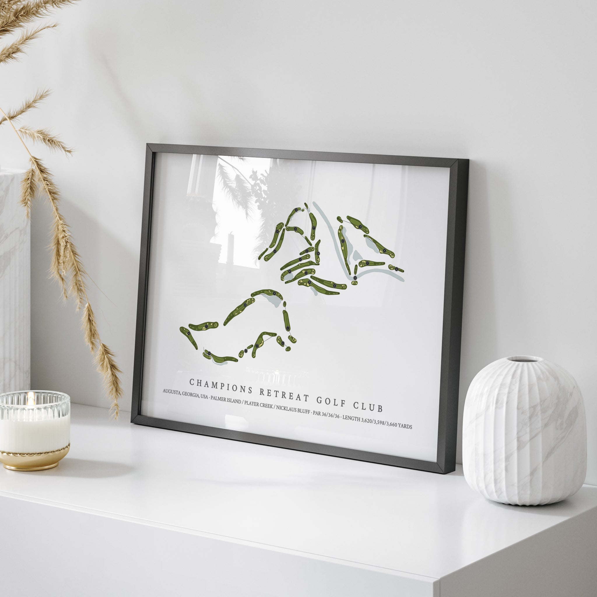 Champions Retreat Golf Club | Golf Course Map | On Table