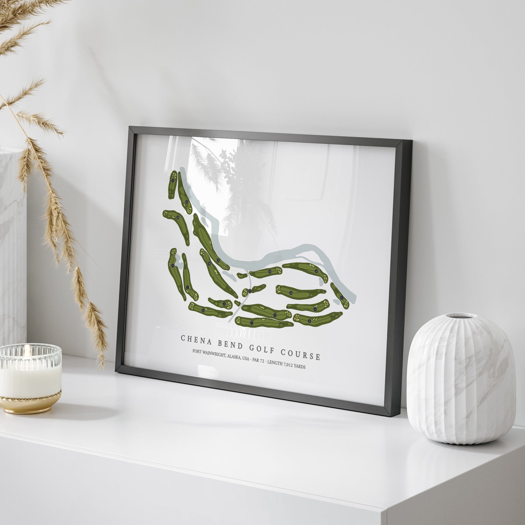 Chena Bend Golf Course | Golf Course Map | On Table