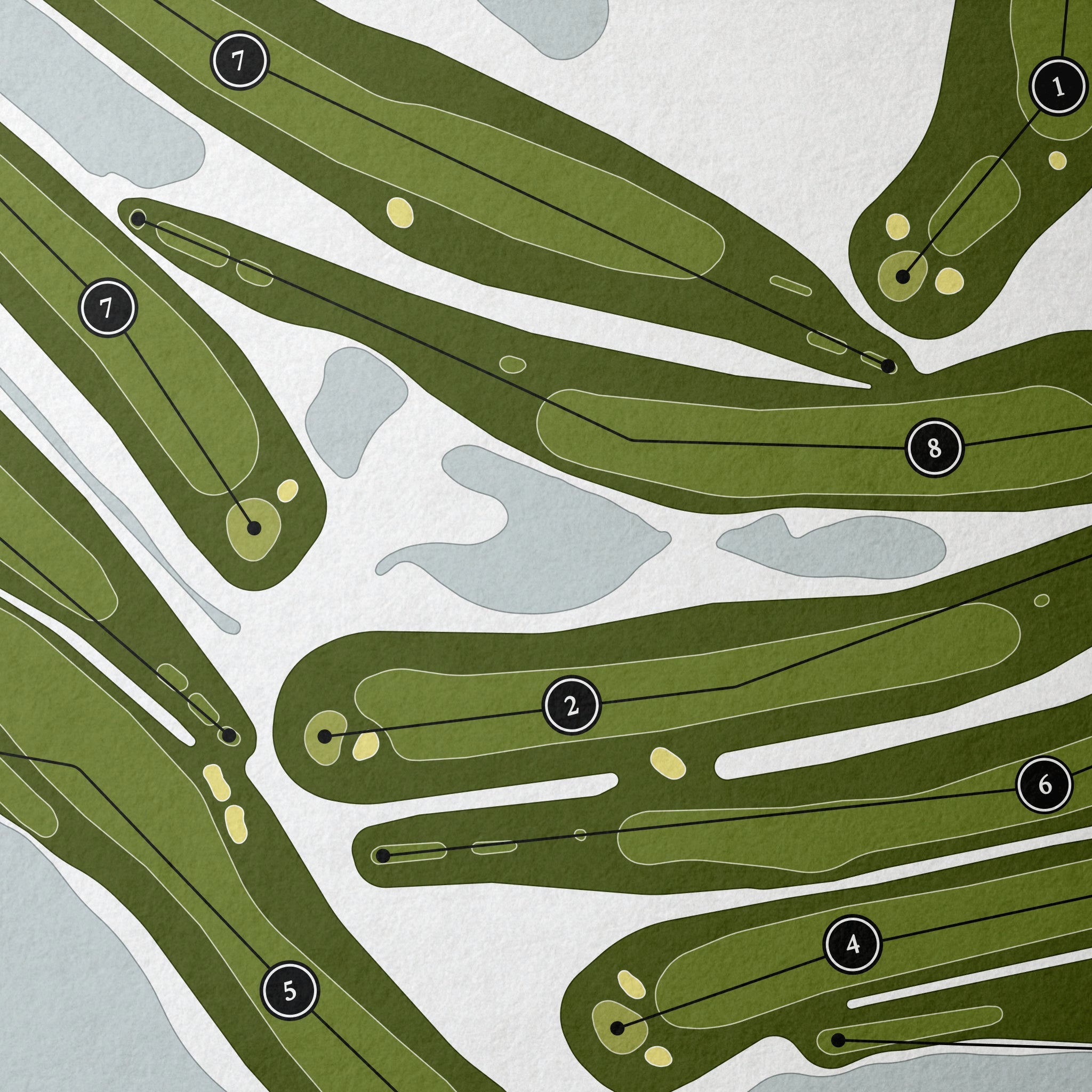 Cleveland Heights Golf Club | Golf Course Map | Close Up