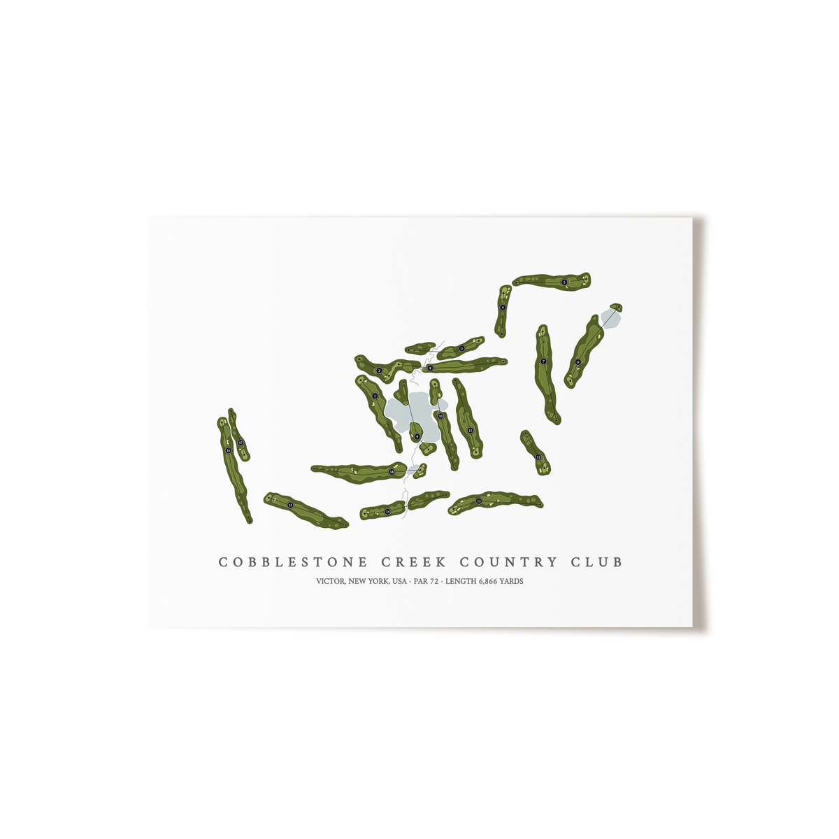 Cobblestone Creek Country Club | Golf Course Print | Unframed