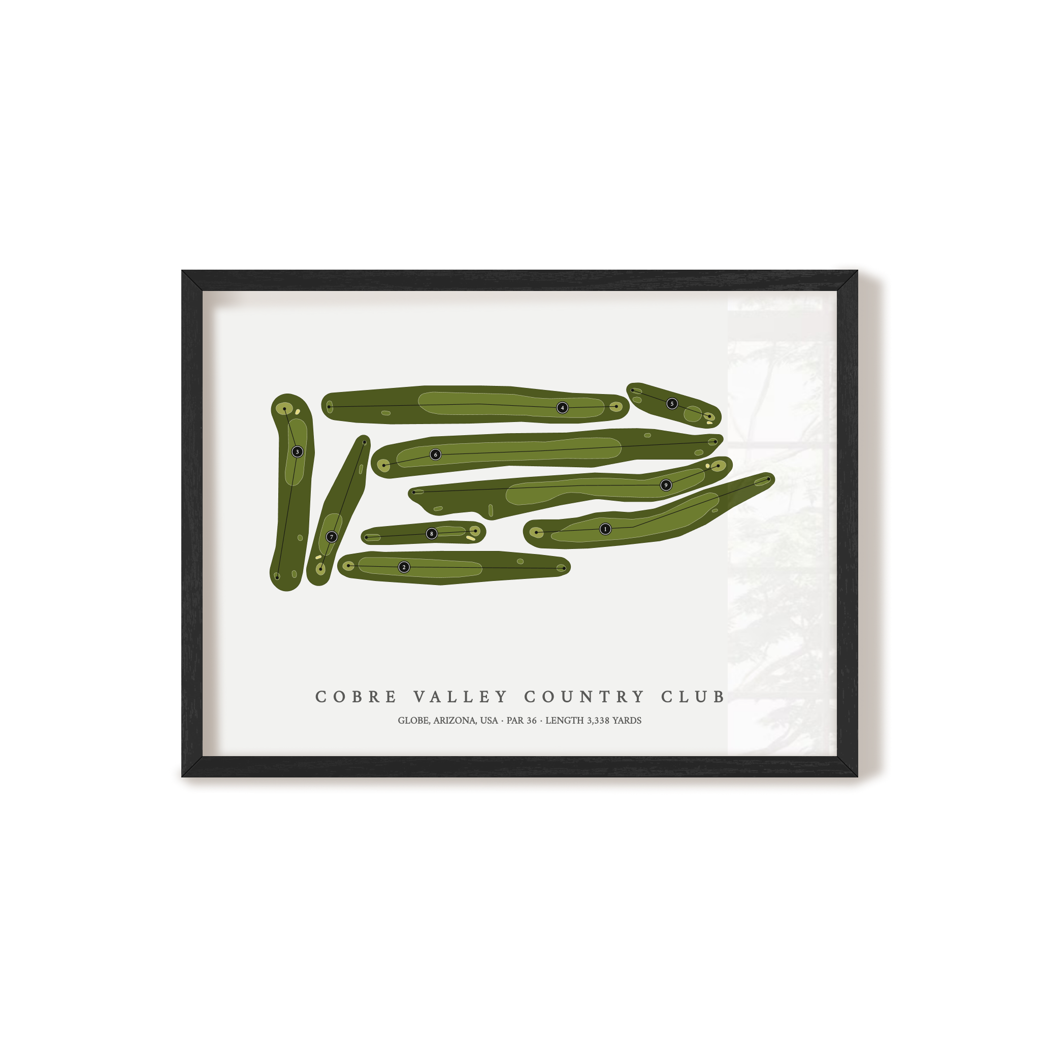 Cobre Valley Country Club | Golf Course Map | Black+Frame