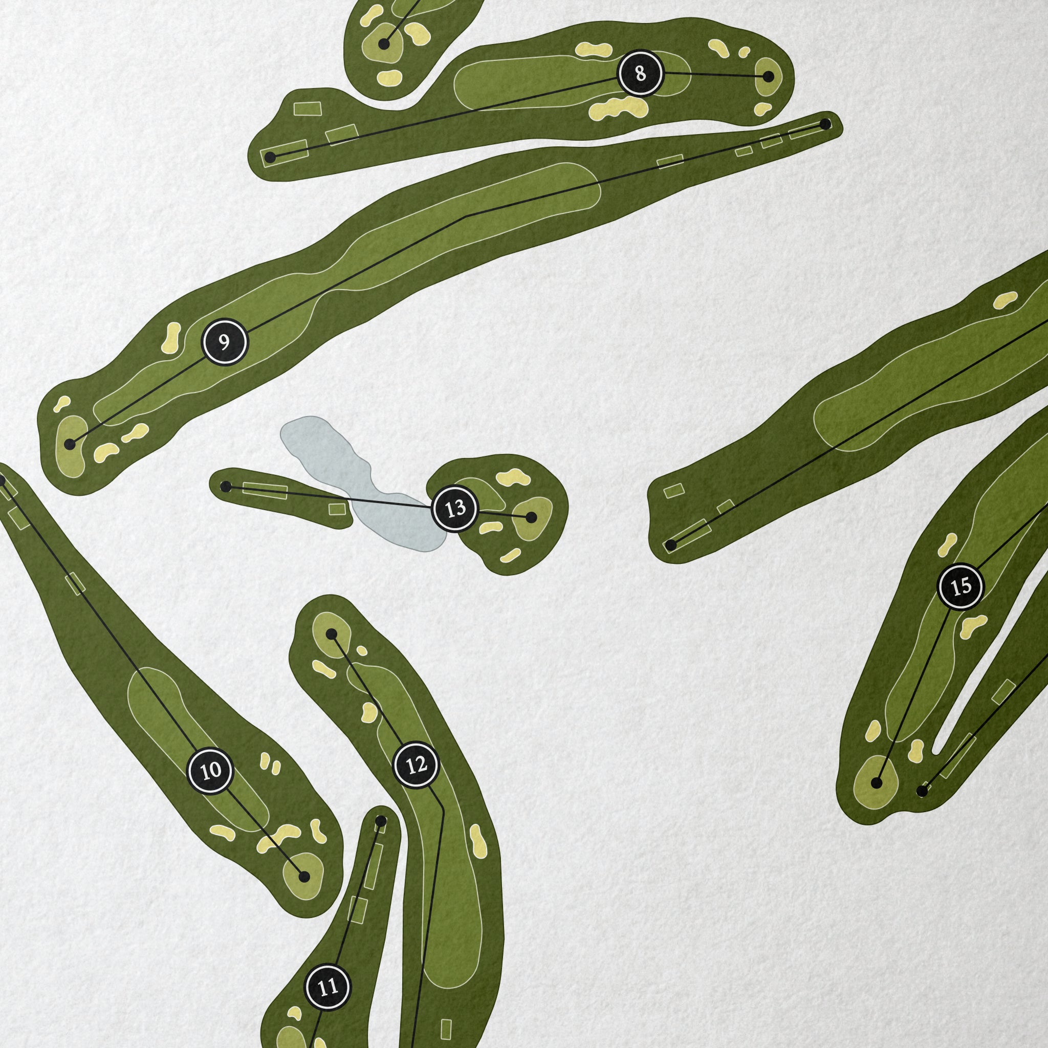 Cold Spring Country Club | Golf Course Map | Close Up