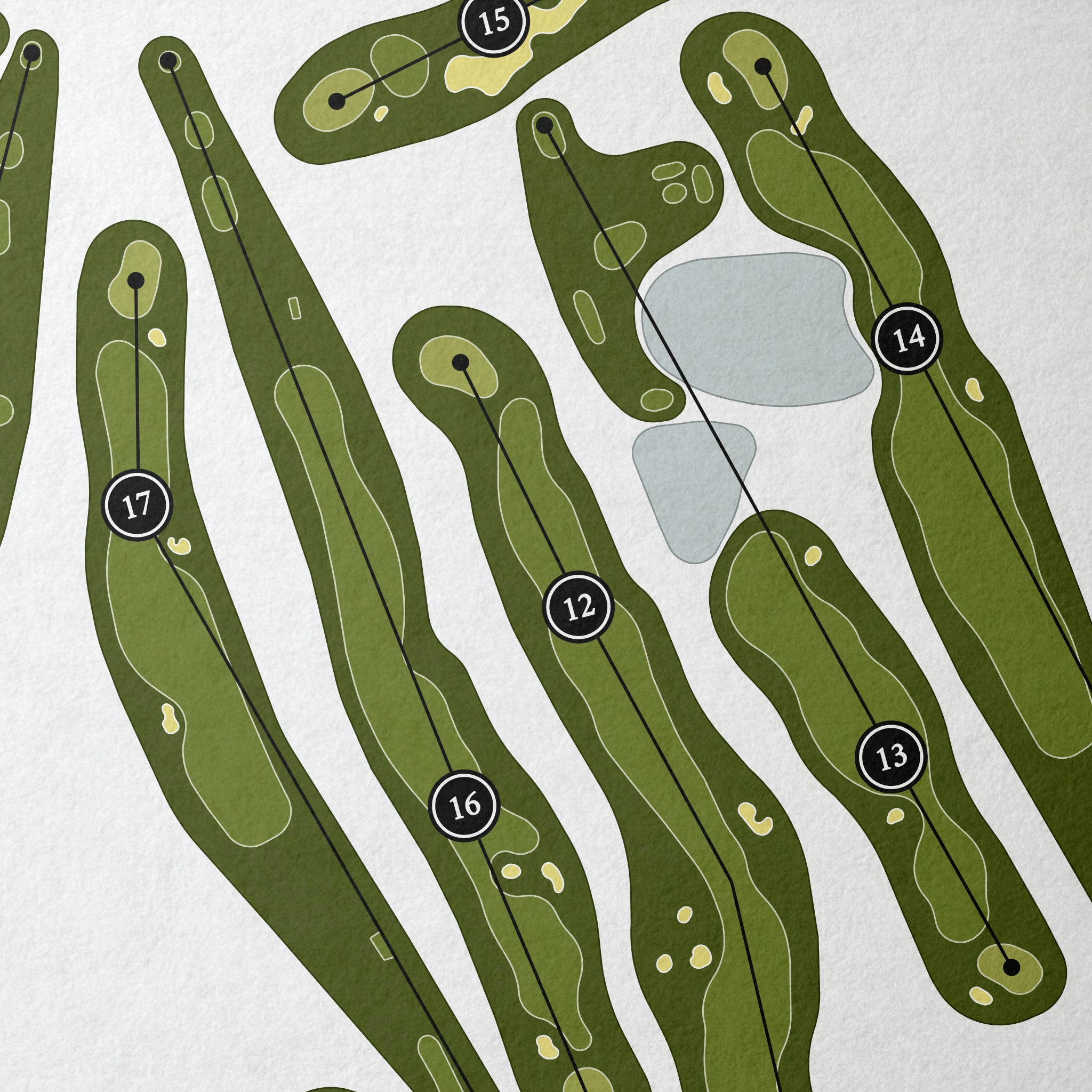 Connecticut National Golf Club | Golf Course Map | Close Up