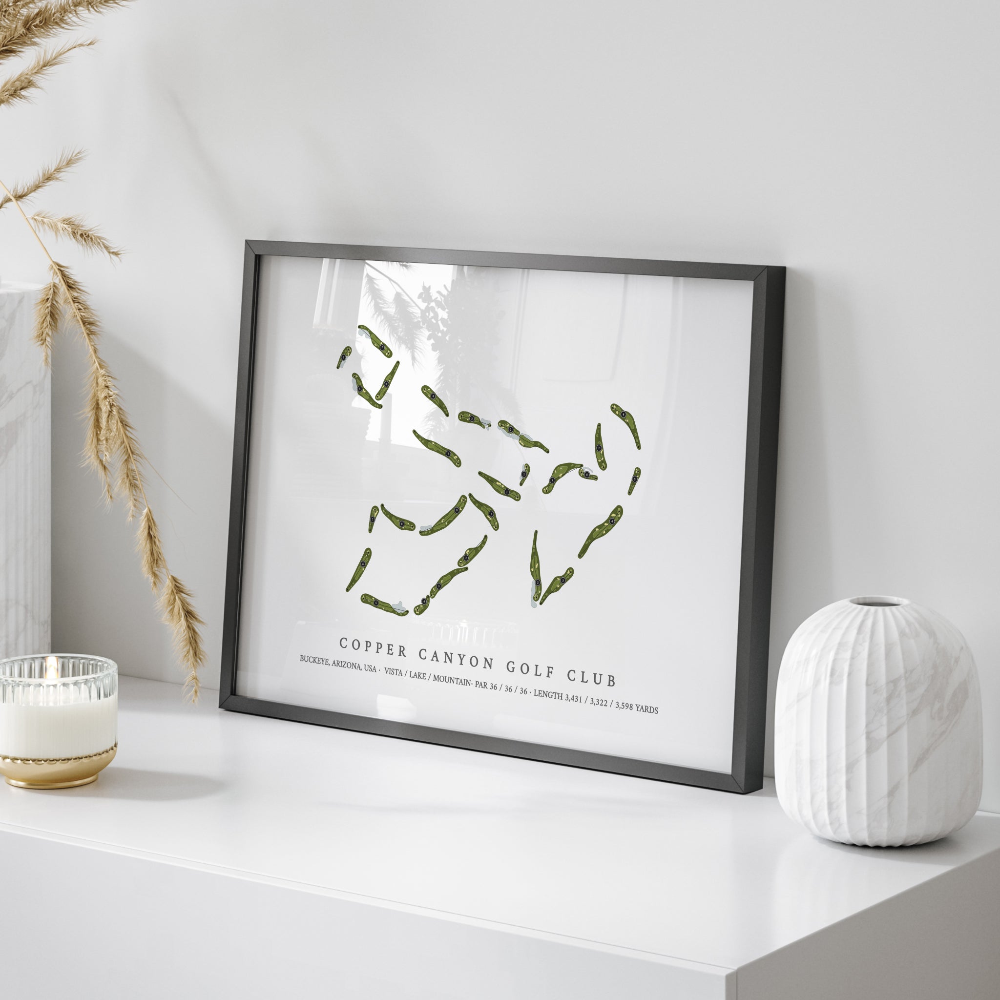Copper Canyon Golf Club | Golf Course Map | On Table