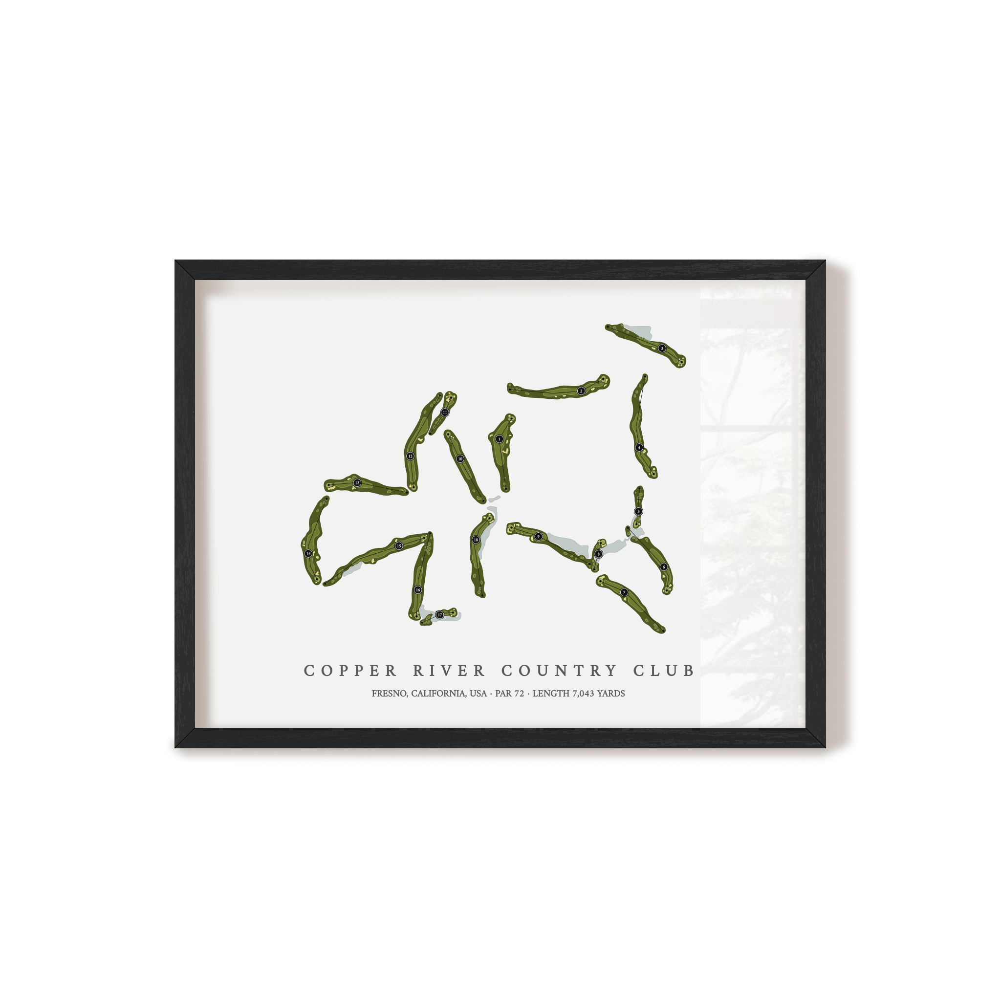Copper River Country Club | Golf Course Print | Black+Frame