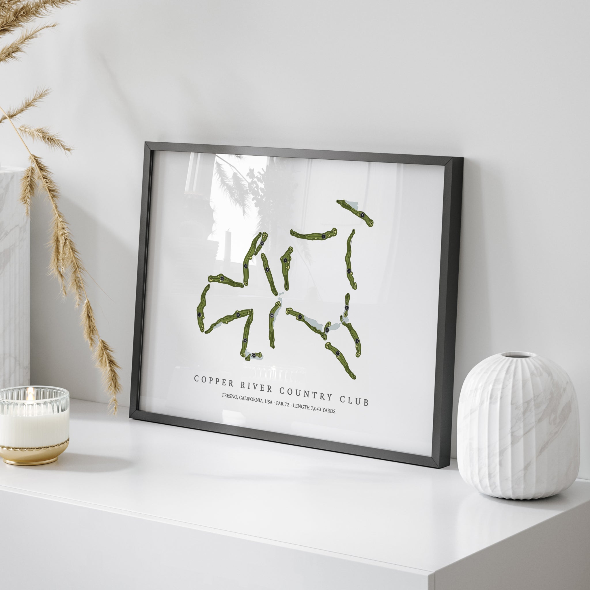 Copper River Country Club | Golf Course Print | On+Table