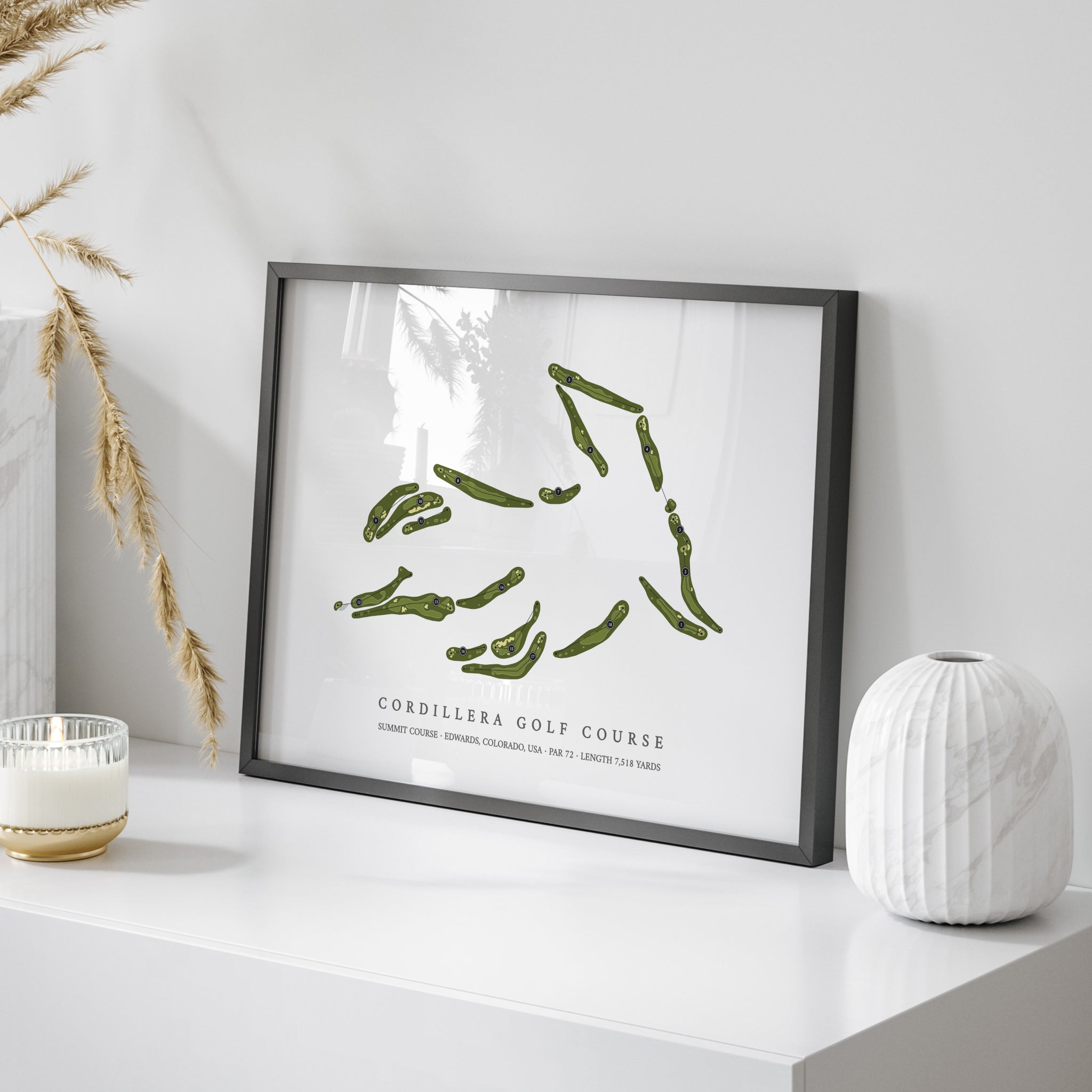 Cordillera Golf Course - Summit Course | Golf Course Map | On Table