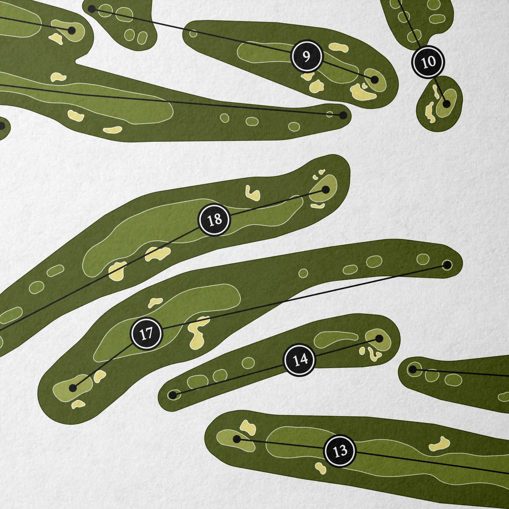 Cordillera Golf Course - Valley Course | Golf Course Map | Close Up