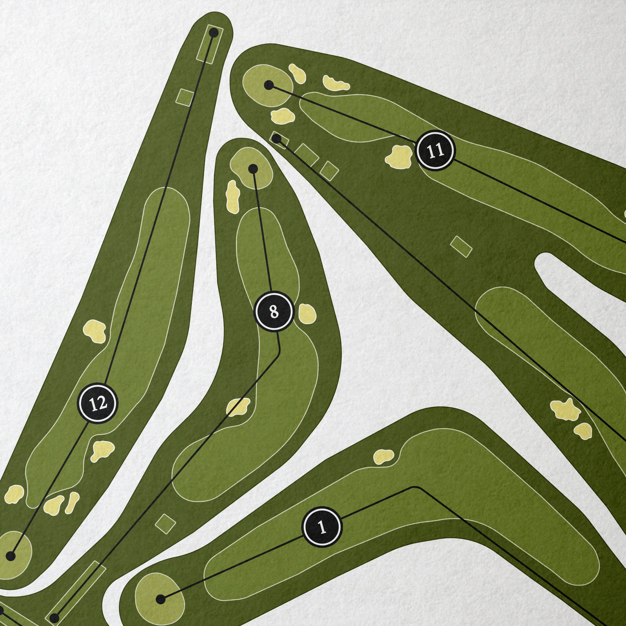 Country Club of New Canaan | Golf Course Map | Close+Up