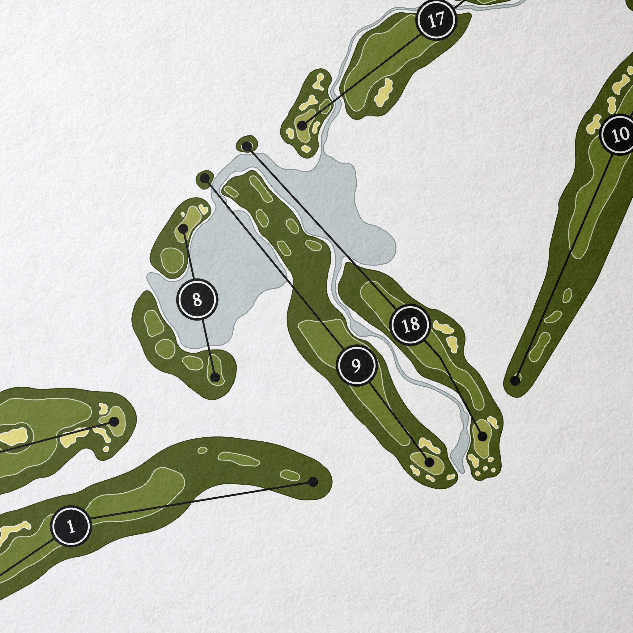 Country Club of the Rockies | Golf Course Map | Close+Up